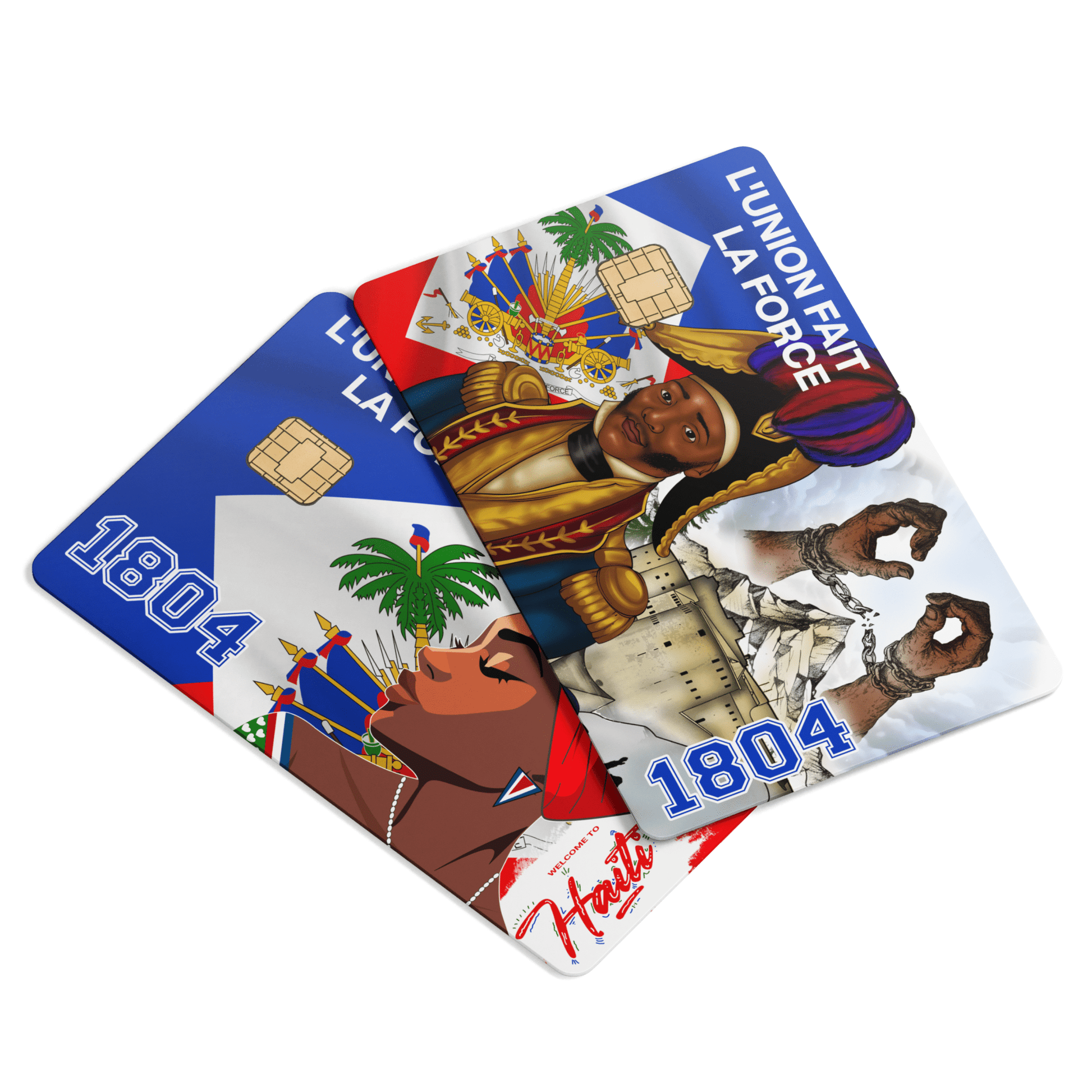 01 - Haitian Revolution Credit/Debit Card Sticker Set – 3 Designs - Haitianbuy