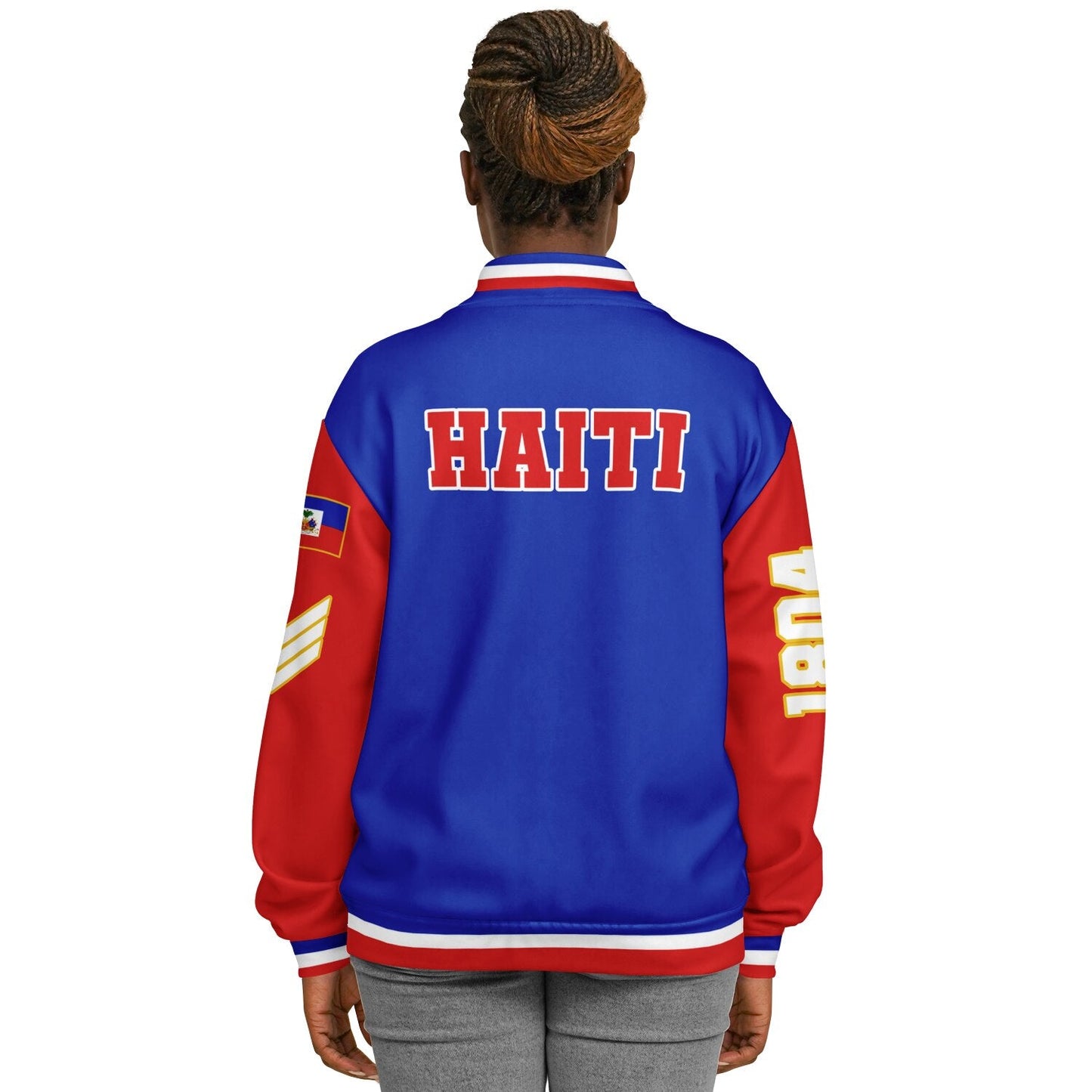 01 - Varsity Jacket - Blue & RED - Haitianbuy