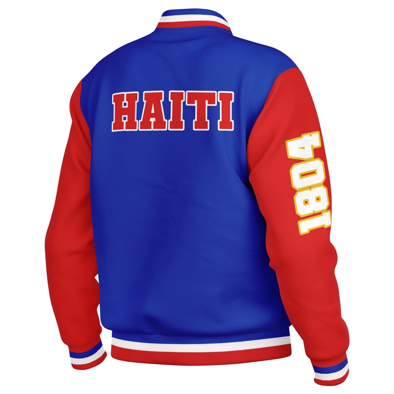 01 - Varsity Jacket - Blue & RED - Haitianbuy