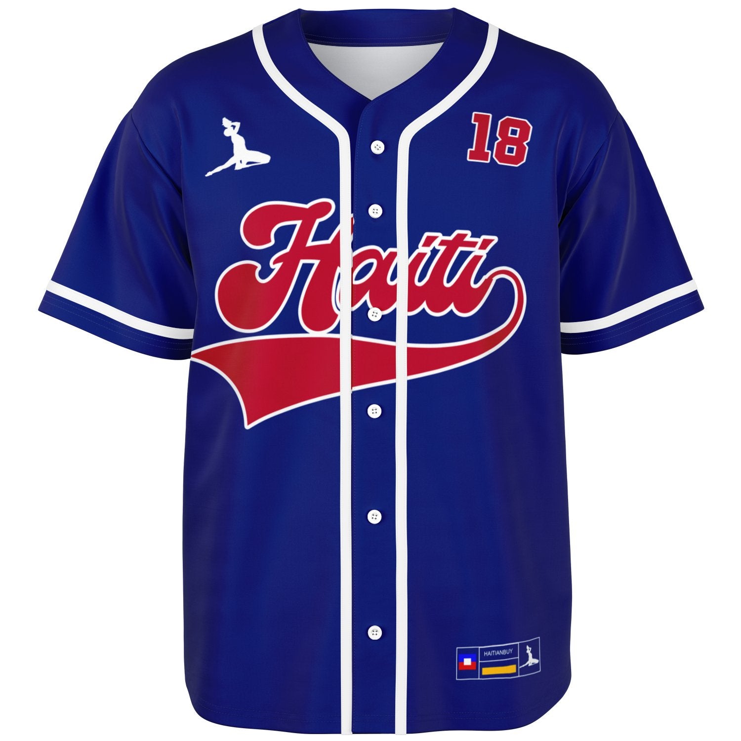 02-HAITI Baseball Jersey - AOP copy - Haitianbuy