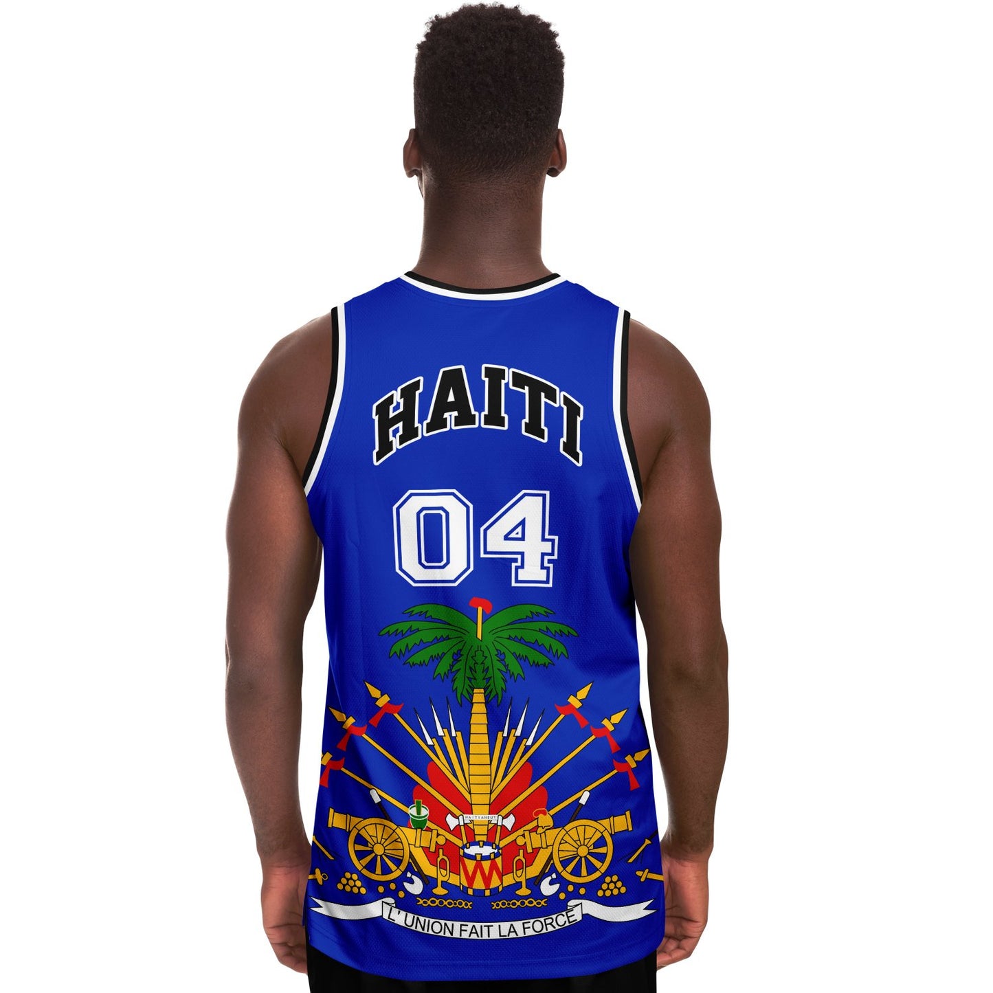 12 - HAITI BLUE Basketball jersey - Haitianbuy