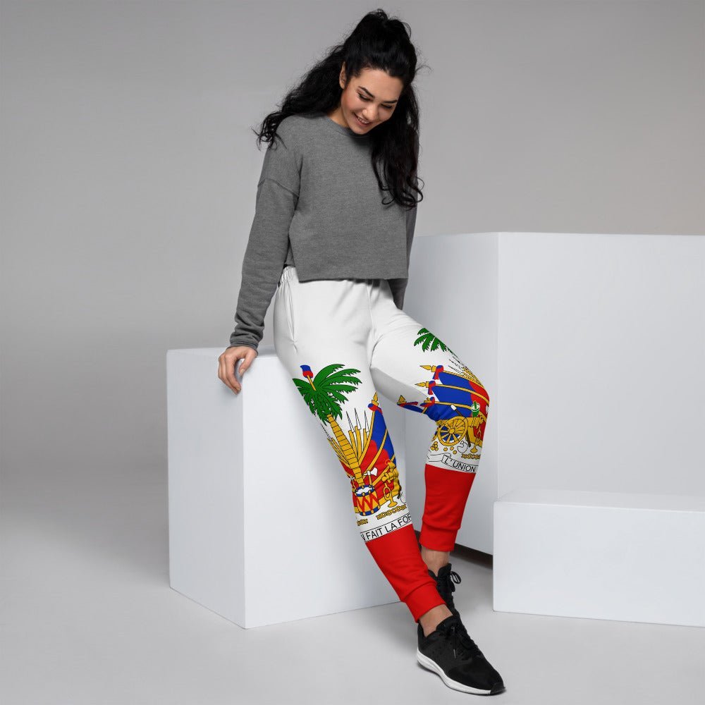 17 - COAT OF ARMS OF HAITI Women's Joggers - Haitianbuy