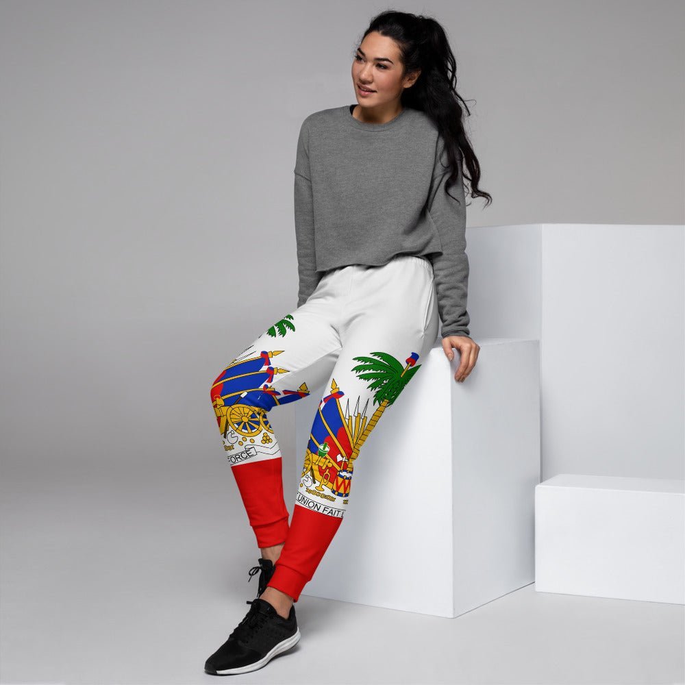 17 - COAT OF ARMS OF HAITI Women's Joggers - Haitianbuy