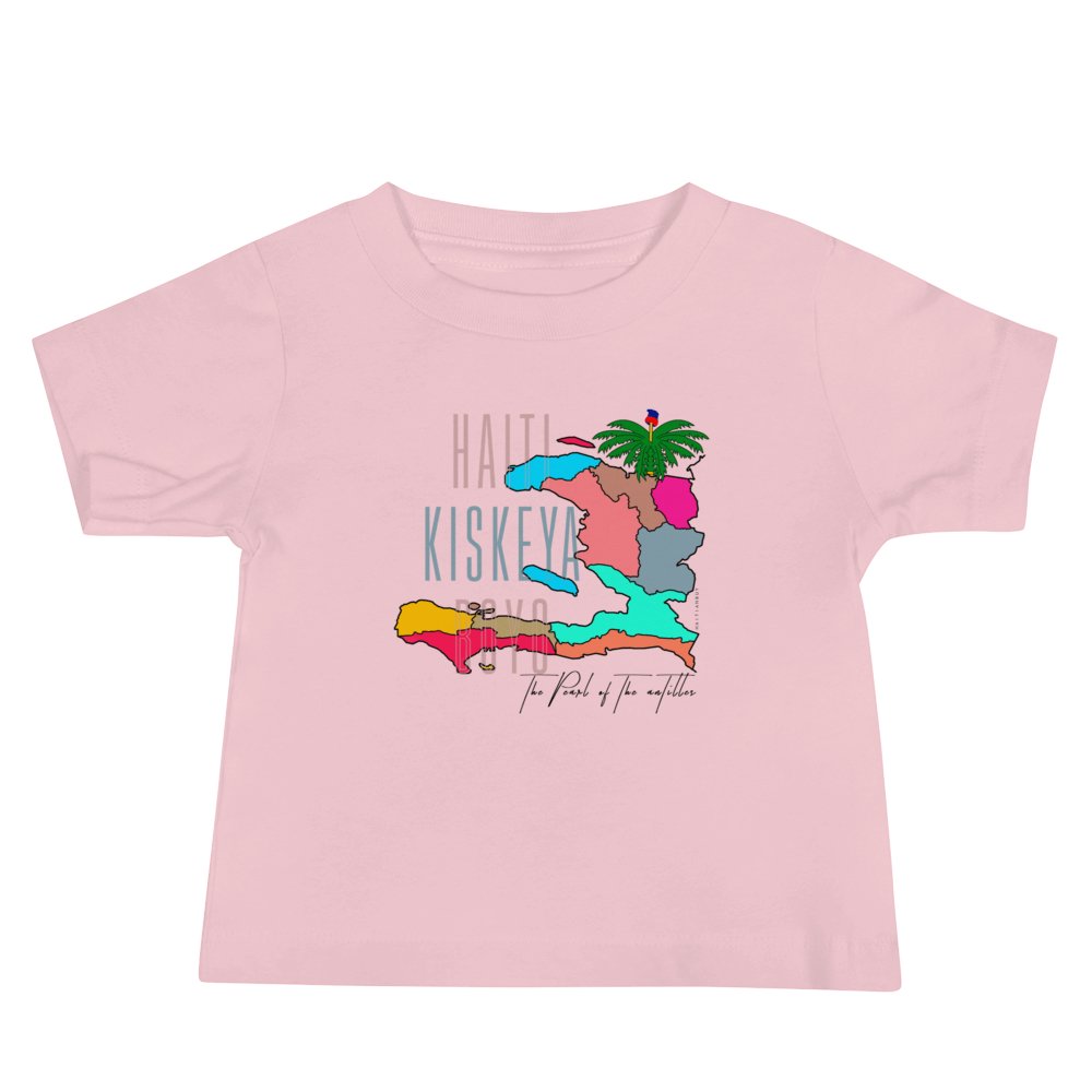 Haiti Kiskeya Boyo - Baby Jersey Short Sleeve Tee - Haitianbuy