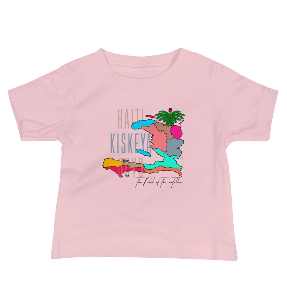 Haiti Kiskeya Boyo - Baby Jersey Short Sleeve Tee - Haitianbuy