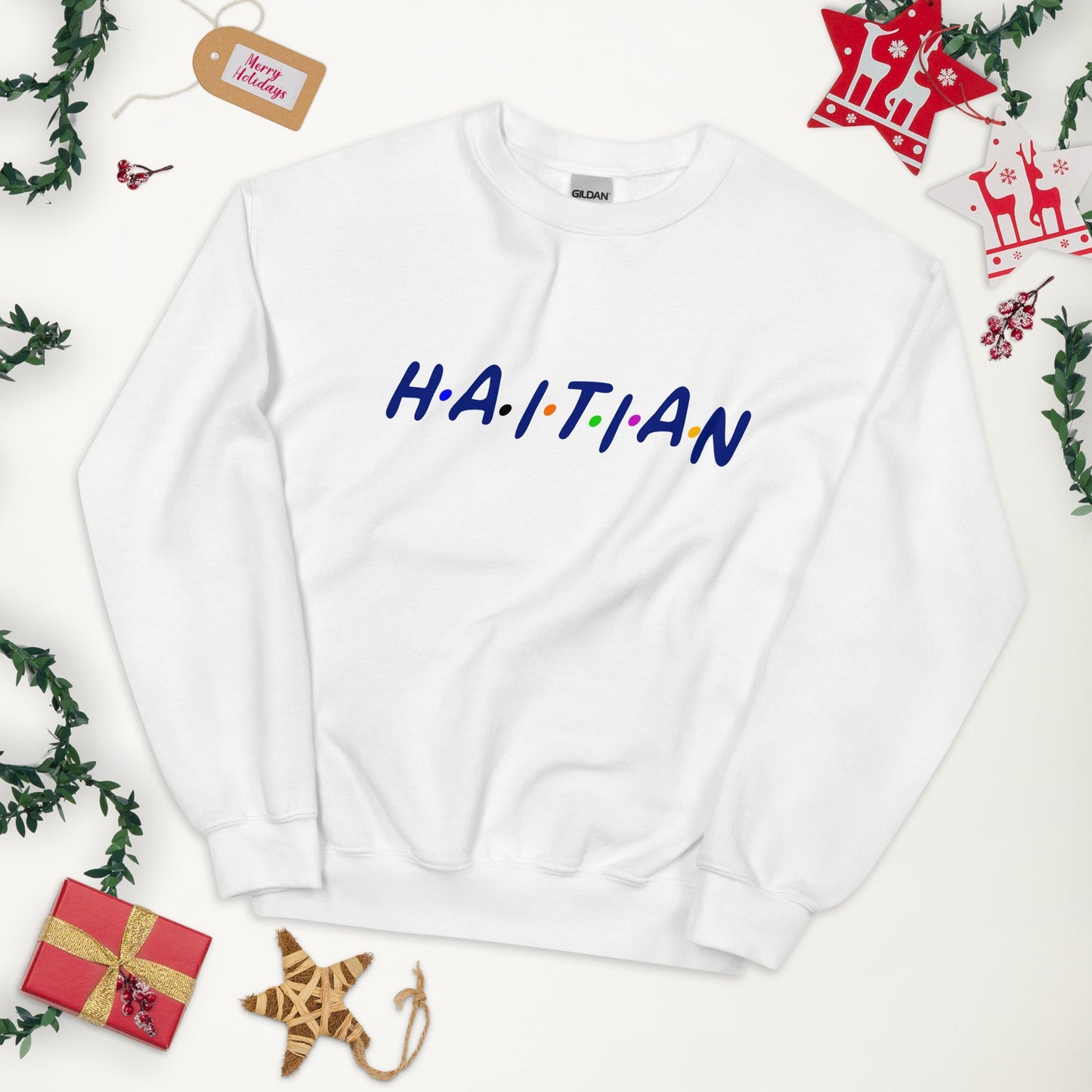 HAITIAN Bold Print Unisex Sweatshirt – Comfortable and Stylish Statement Apparel - Haitianbuy