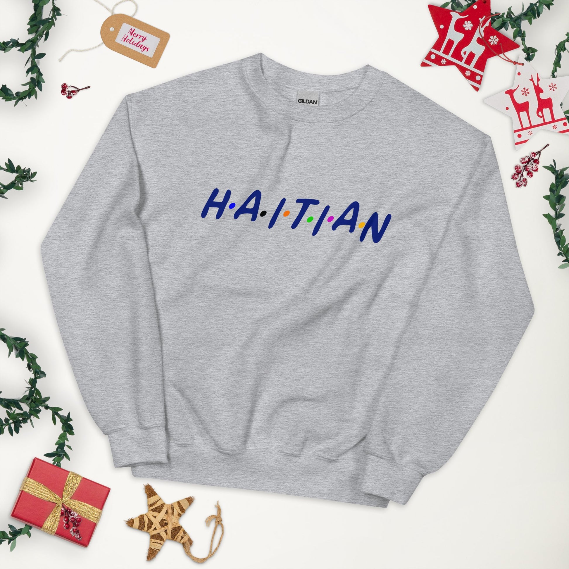 HAITIAN Bold Print Unisex Sweatshirt – Comfortable and Stylish Statement Apparel - Haitianbuy