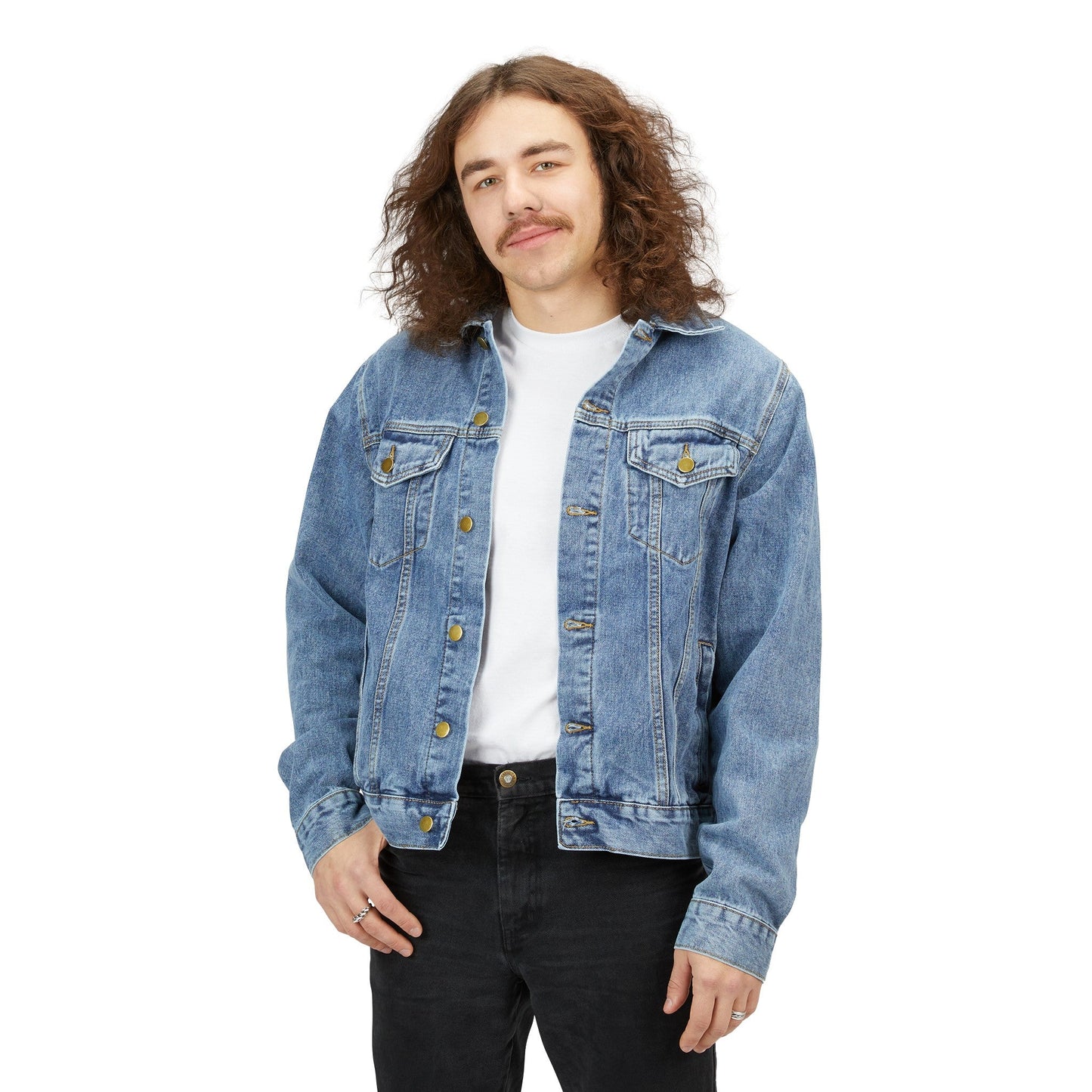 Men's Denim Jacket - Haitianbuy