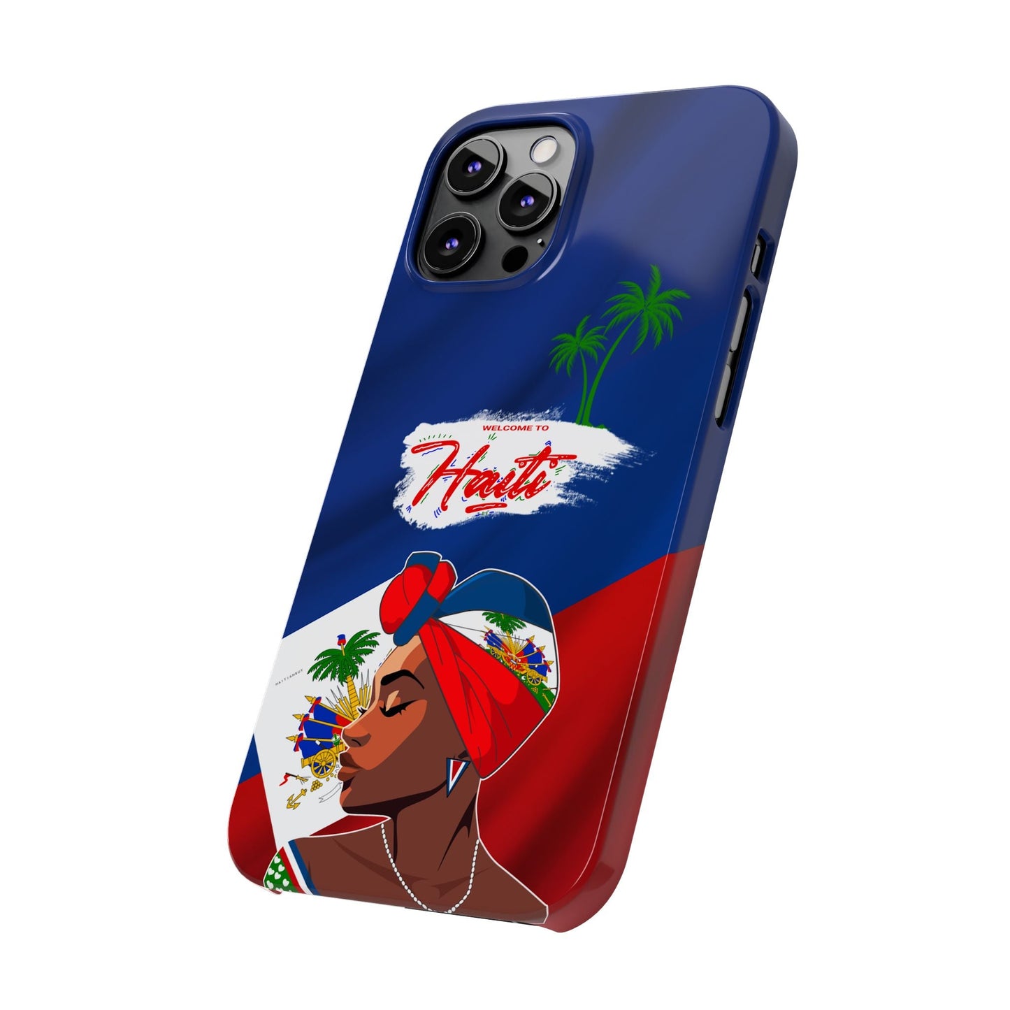 WELCOME TO HAITI Phone Case - Tropical Vibes & Cultural Flair - Haitianbuy