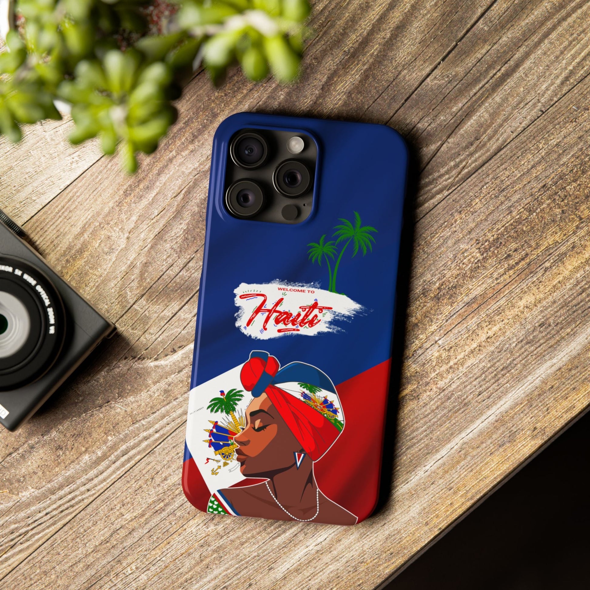 WELCOME TO HAITI Phone Case - Tropical Vibes & Cultural Flair - Haitianbuy