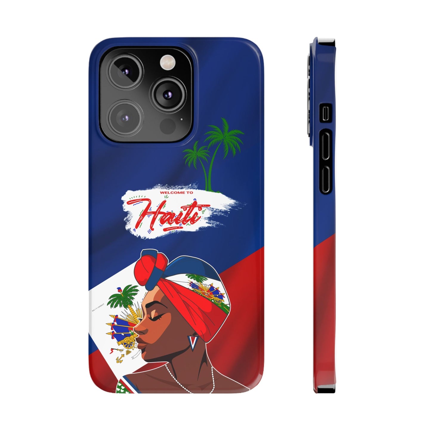 WELCOME TO HAITI Phone Case - Tropical Vibes & Cultural Flair - Haitianbuy