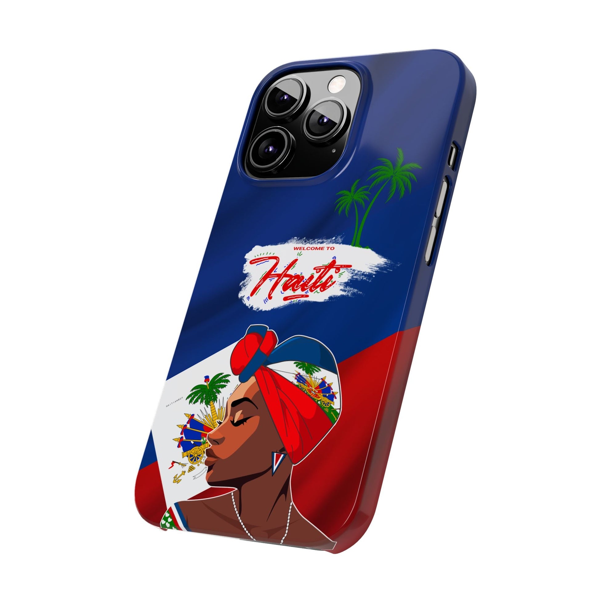 WELCOME TO HAITI Phone Case - Tropical Vibes & Cultural Flair - Haitianbuy