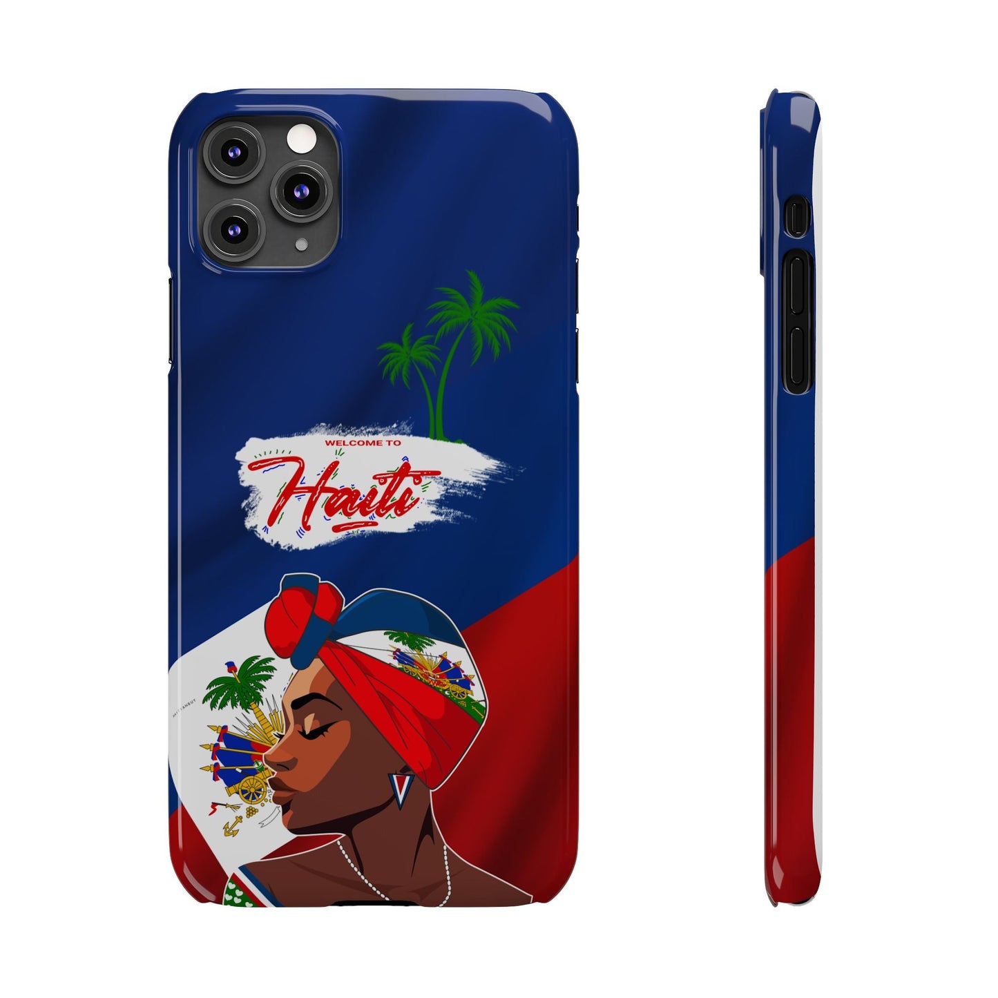 WELCOME TO HAITI Phone Case - Tropical Vibes & Cultural Flair - Haitianbuy