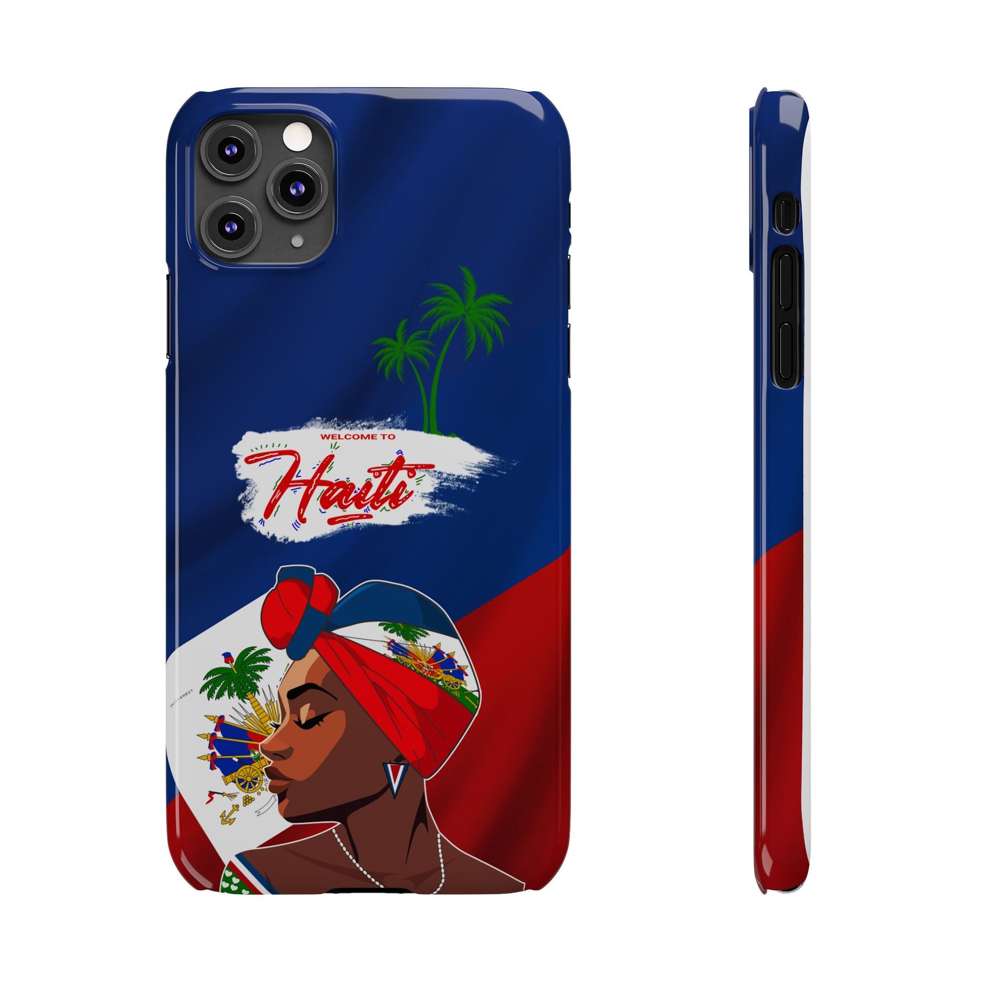 WELCOME TO HAITI Phone Case - Tropical Vibes & Cultural Flair - Haitianbuy