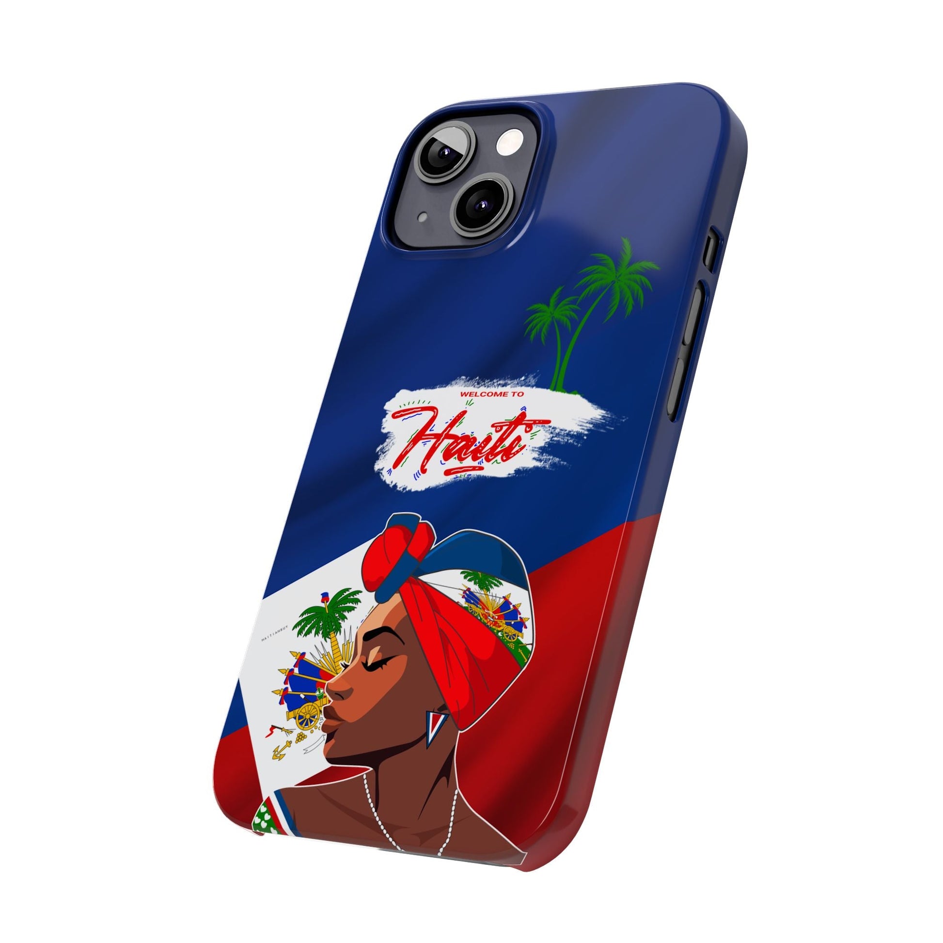 WELCOME TO HAITI Phone Case - Tropical Vibes & Cultural Flair - Haitianbuy