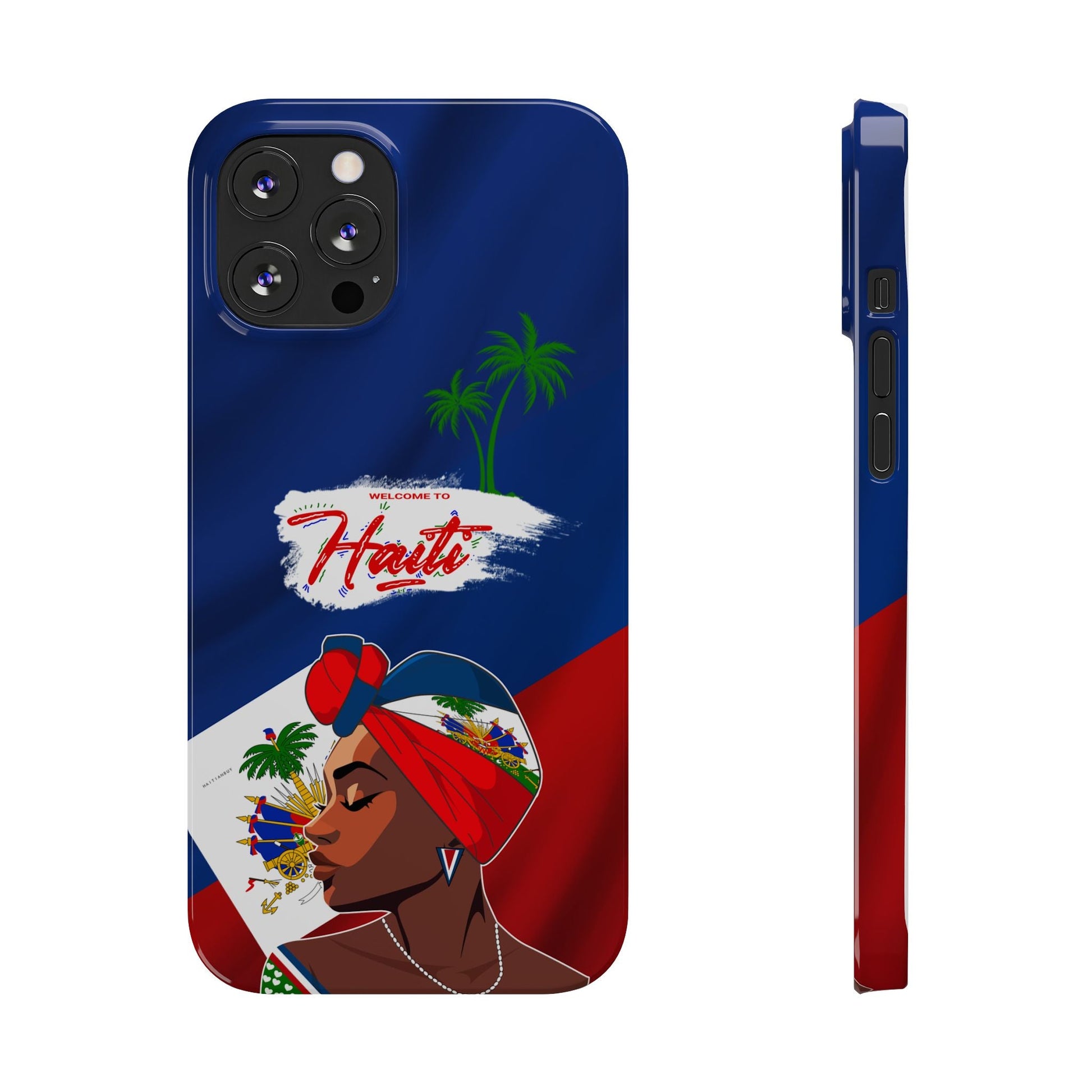 WELCOME TO HAITI Phone Case - Tropical Vibes & Cultural Flair - Haitianbuy