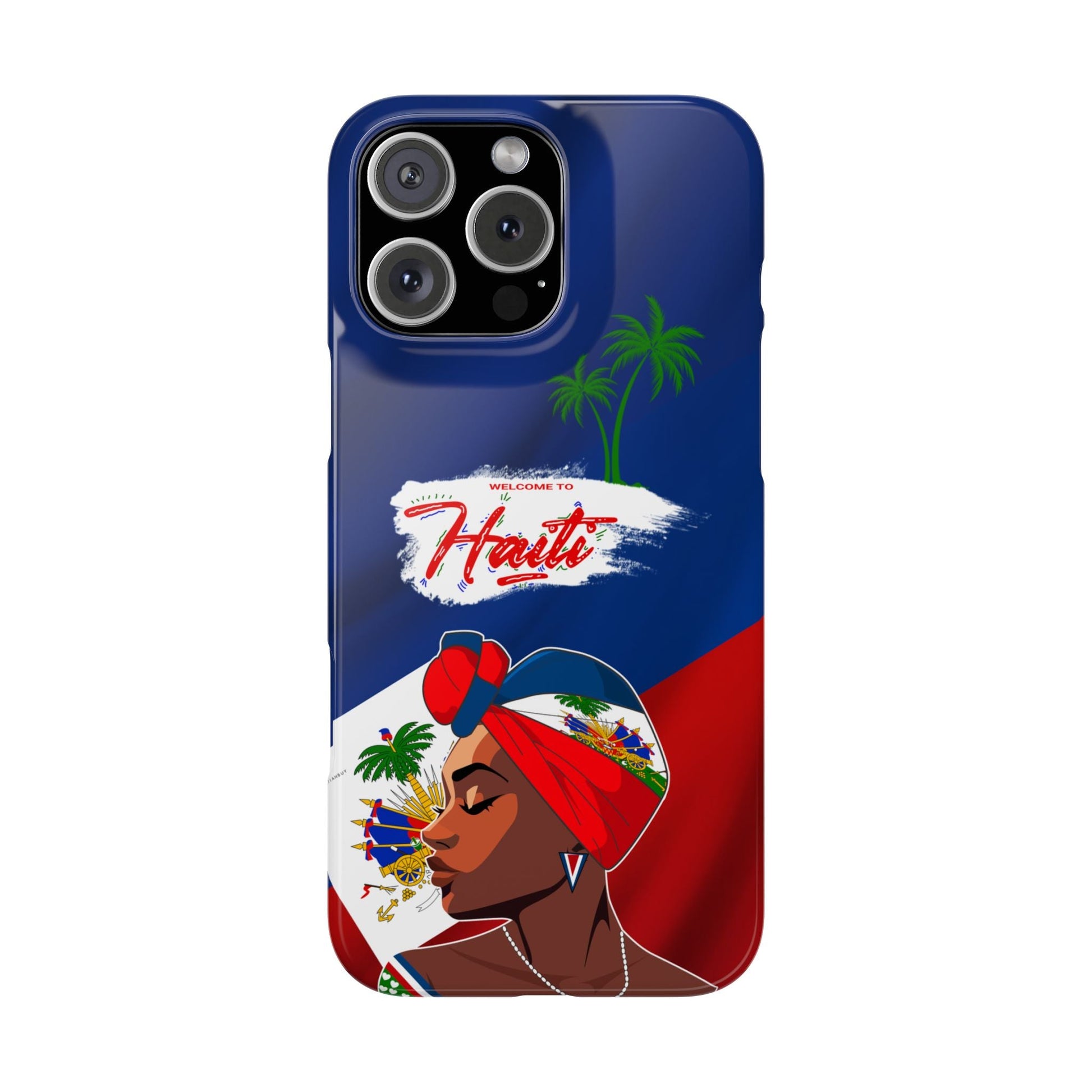 WELCOME TO HAITI Phone Case - Tropical Vibes & Cultural Flair - Haitianbuy