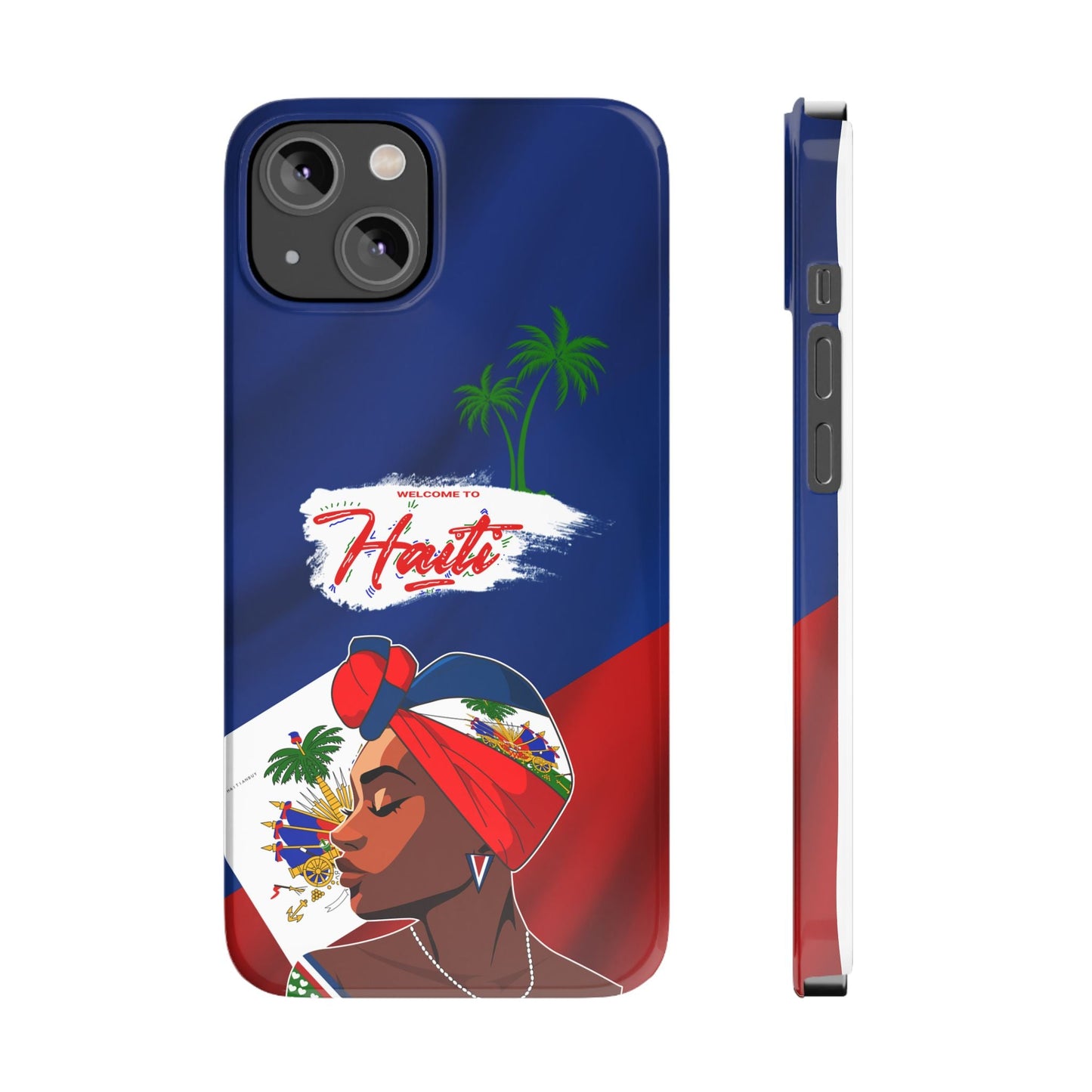 WELCOME TO HAITI Phone Case - Tropical Vibes & Cultural Flair - Haitianbuy