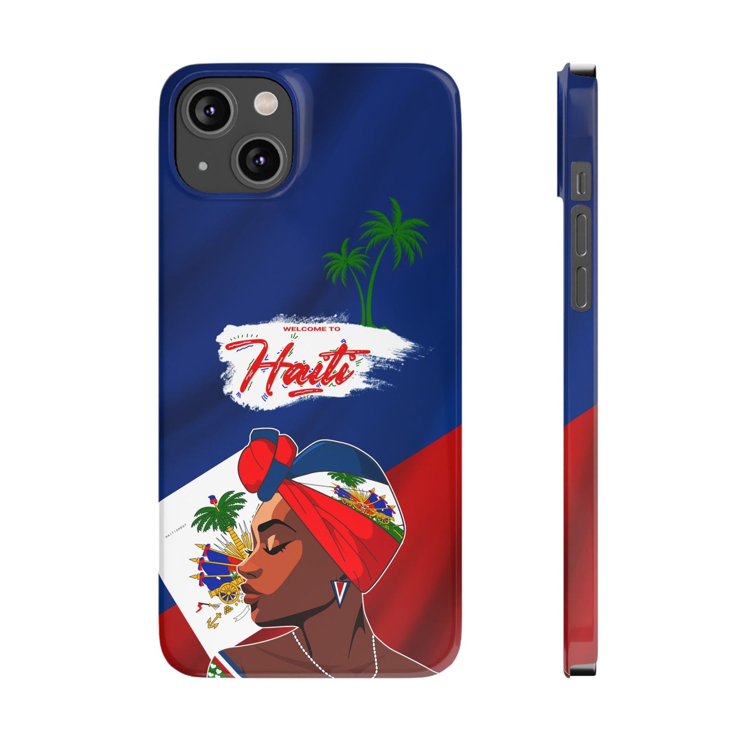 WELCOME TO HAITI Phone Case - Tropical Vibes & Cultural Flair - Haitianbuy