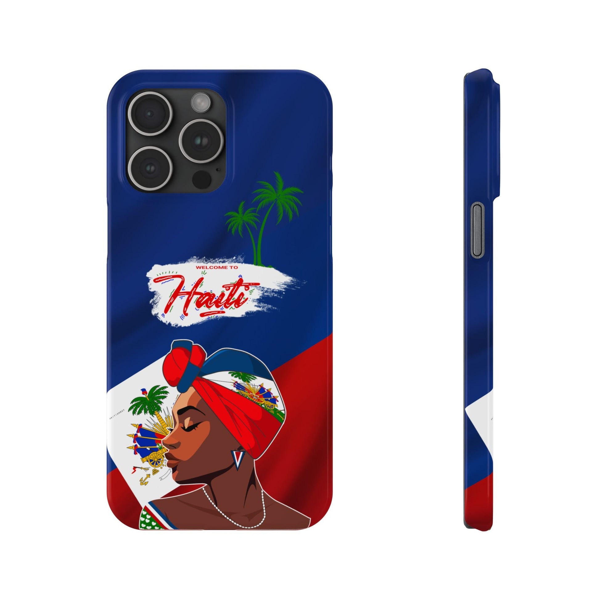 WELCOME TO HAITI Phone Case - Tropical Vibes & Cultural Flair - Haitianbuy