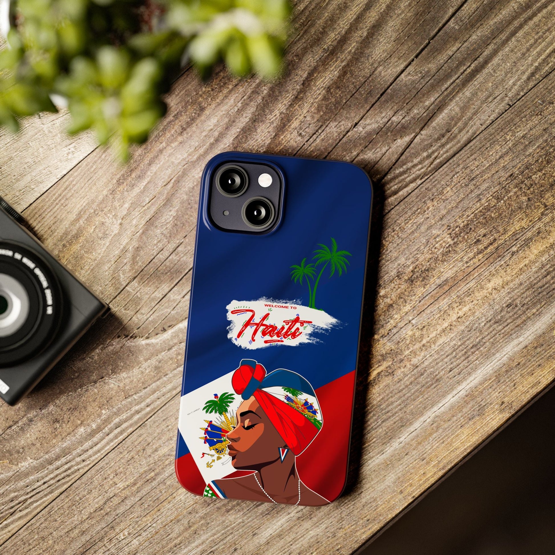 WELCOME TO HAITI Phone Case - Tropical Vibes & Cultural Flair - Haitianbuy