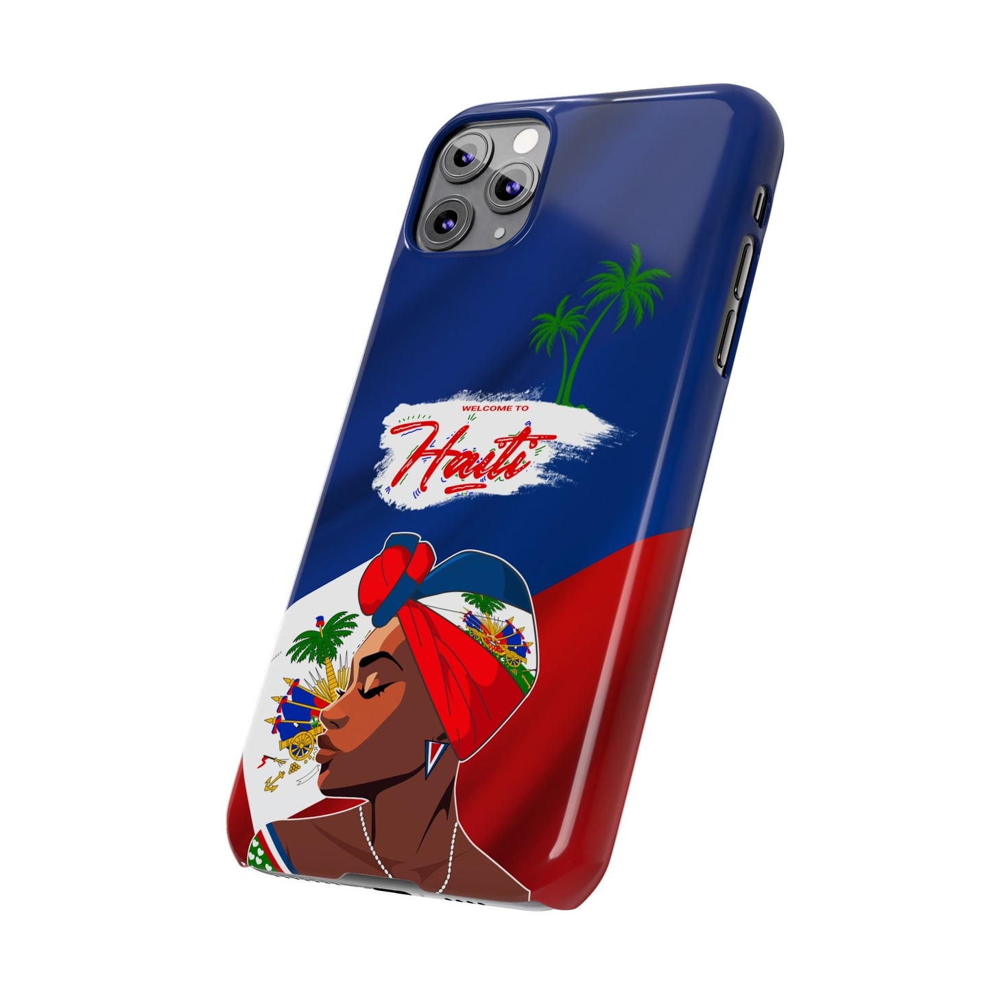 WELCOME TO HAITI Phone Case - Tropical Vibes & Cultural Flair - Haitianbuy