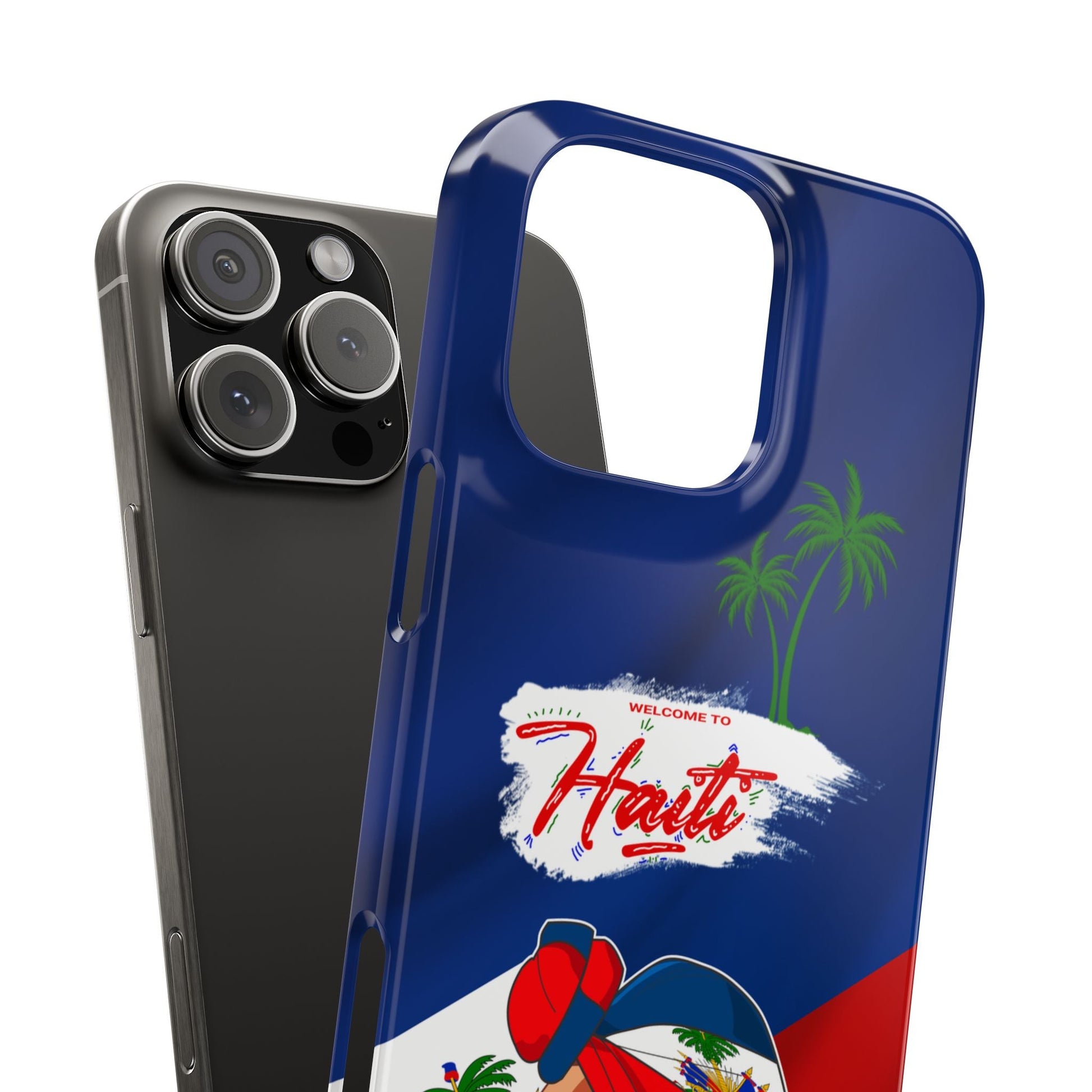 WELCOME TO HAITI Phone Case - Tropical Vibes & Cultural Flair - Haitianbuy