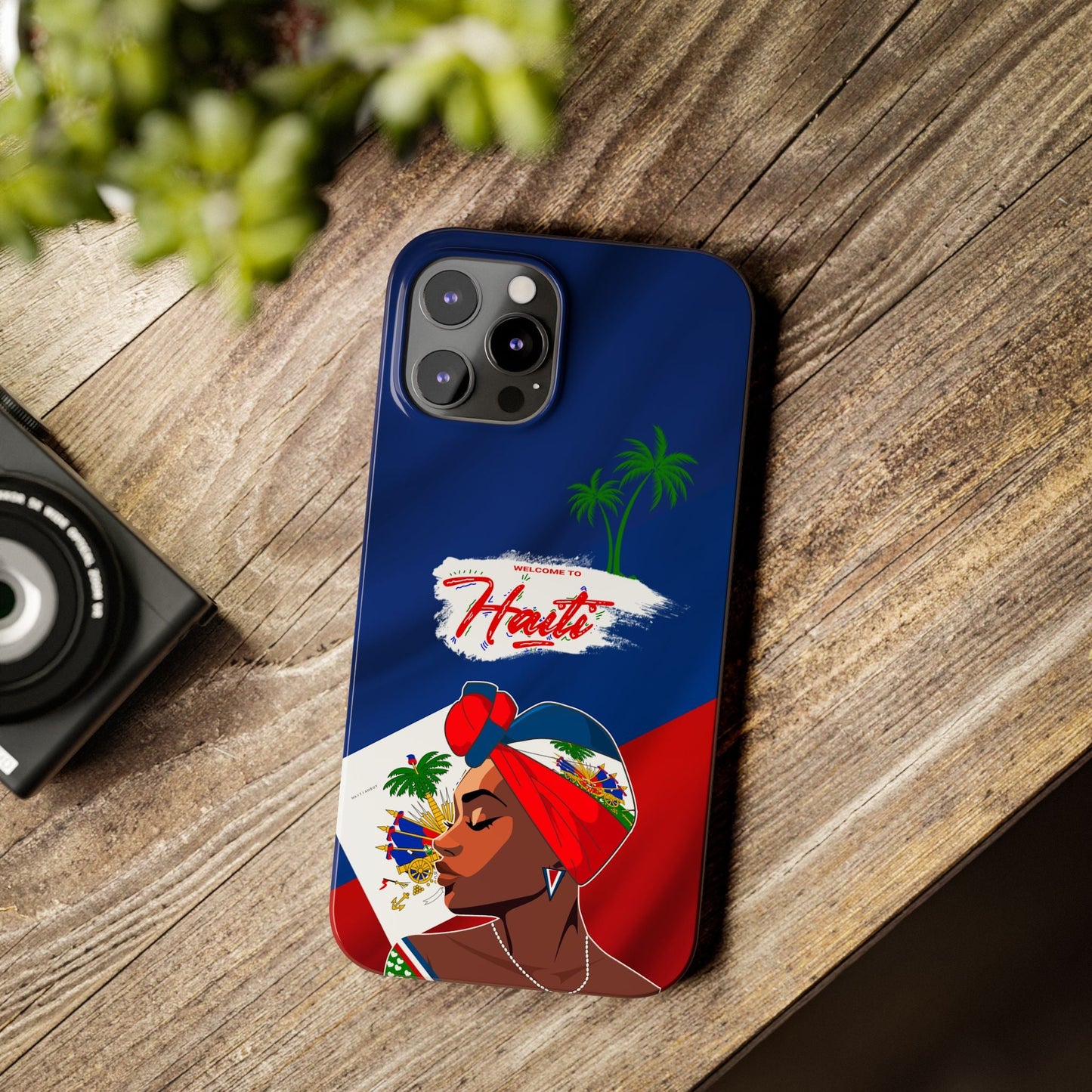 WELCOME TO HAITI Phone Case - Tropical Vibes & Cultural Flair - Haitianbuy