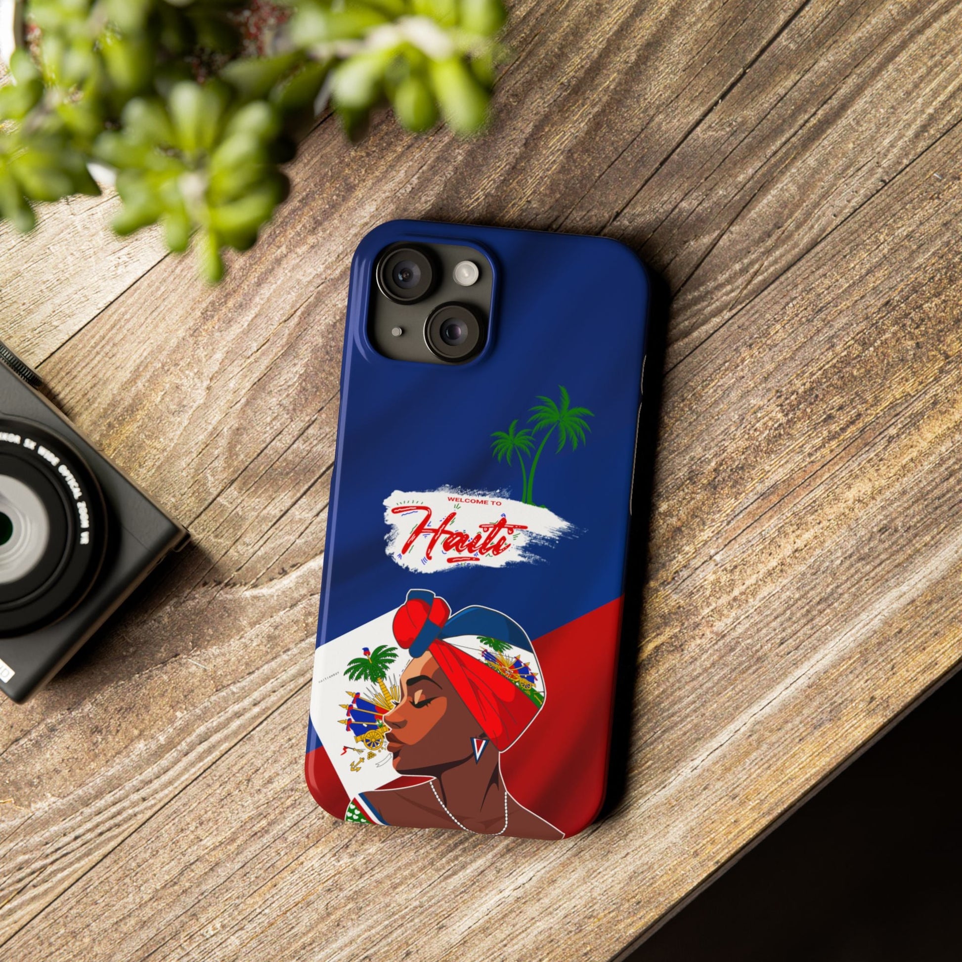 WELCOME TO HAITI Phone Case - Tropical Vibes & Cultural Flair - Haitianbuy