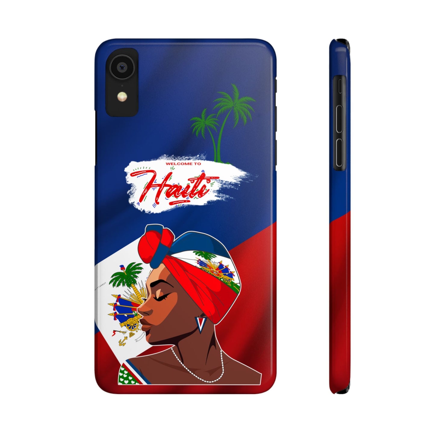 WELCOME TO HAITI Phone Case - Tropical Vibes & Cultural Flair - Haitianbuy