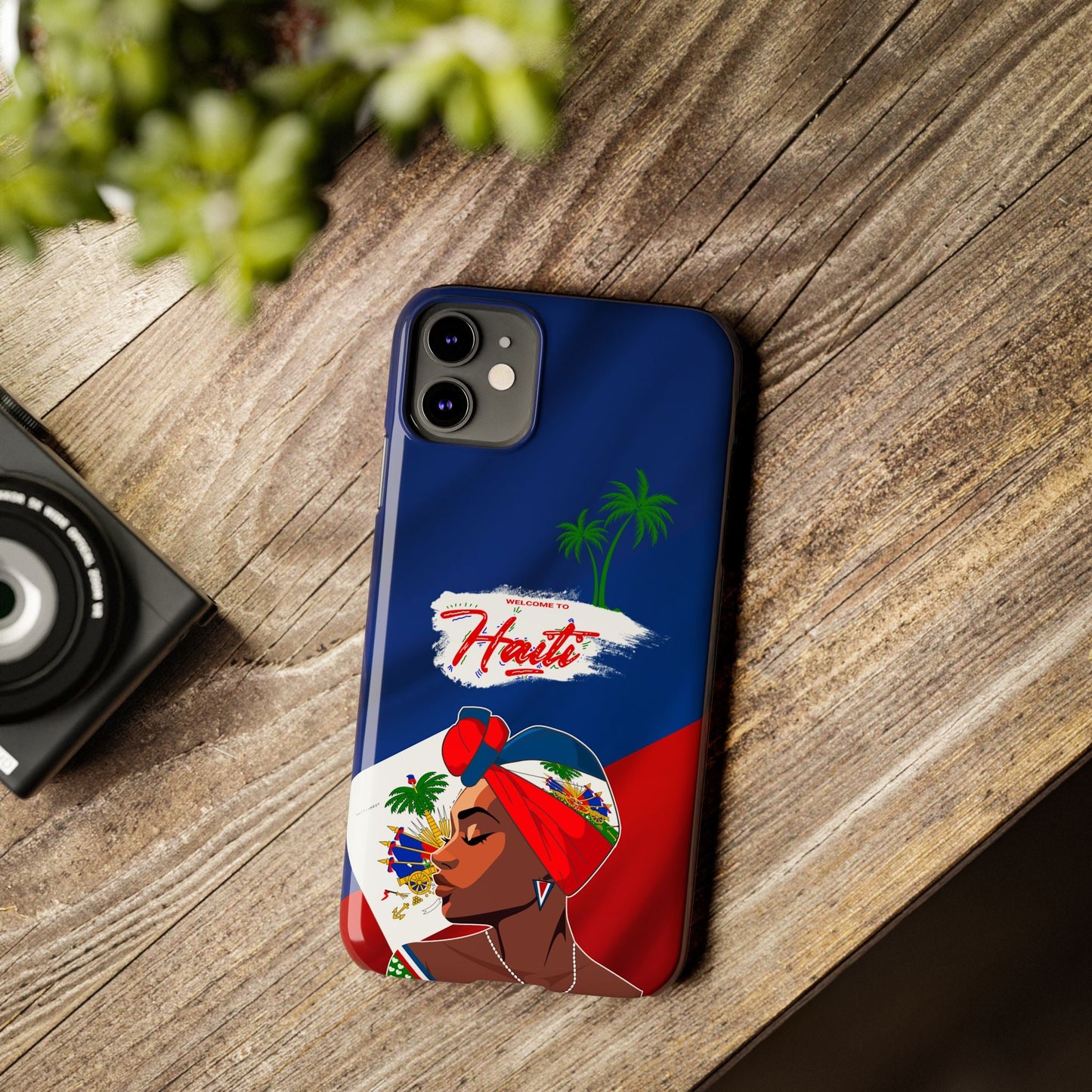 WELCOME TO HAITI Phone Case - Tropical Vibes & Cultural Flair - Haitianbuy