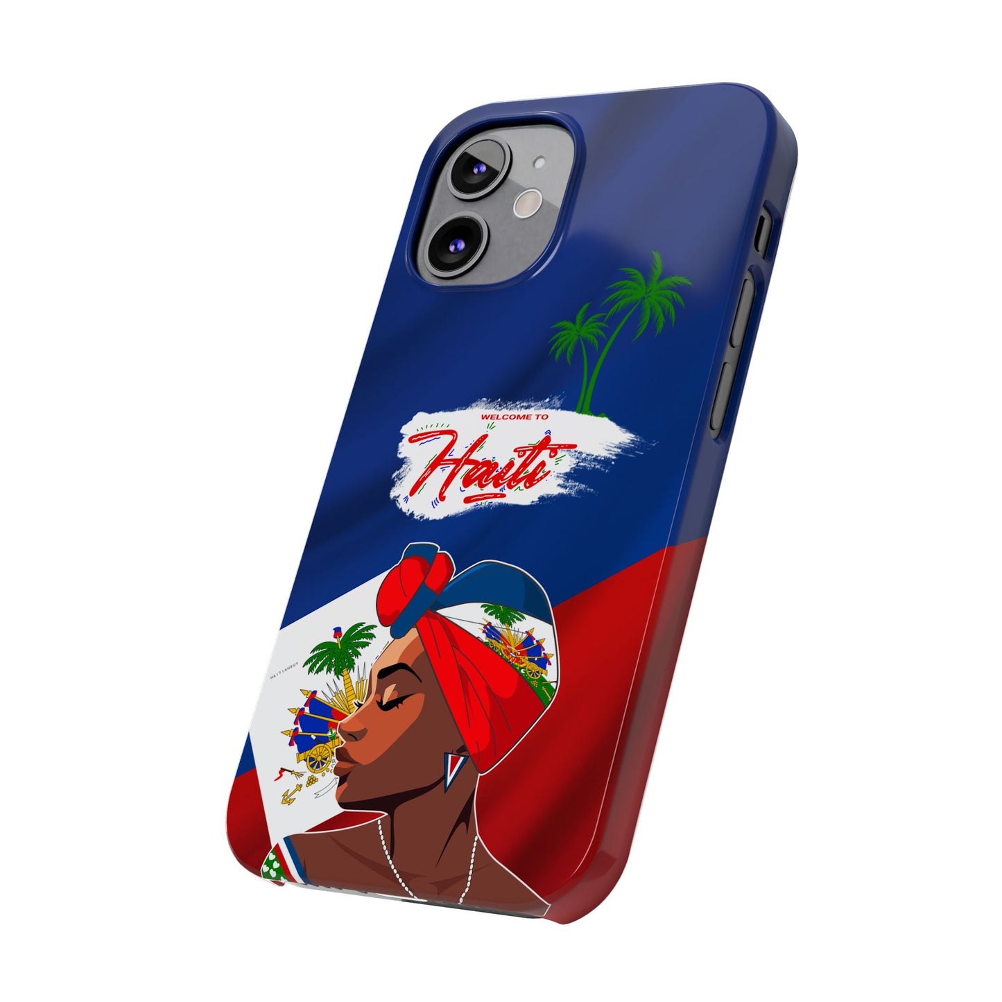 WELCOME TO HAITI Phone Case - Tropical Vibes & Cultural Flair - Haitianbuy