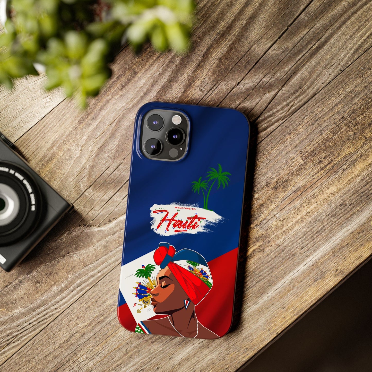 WELCOME TO HAITI Phone Case - Tropical Vibes & Cultural Flair - Haitianbuy