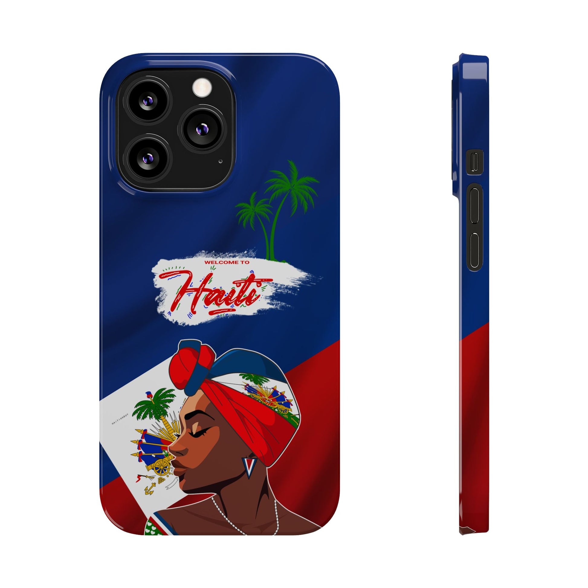 WELCOME TO HAITI Phone Case - Tropical Vibes & Cultural Flair - Haitianbuy