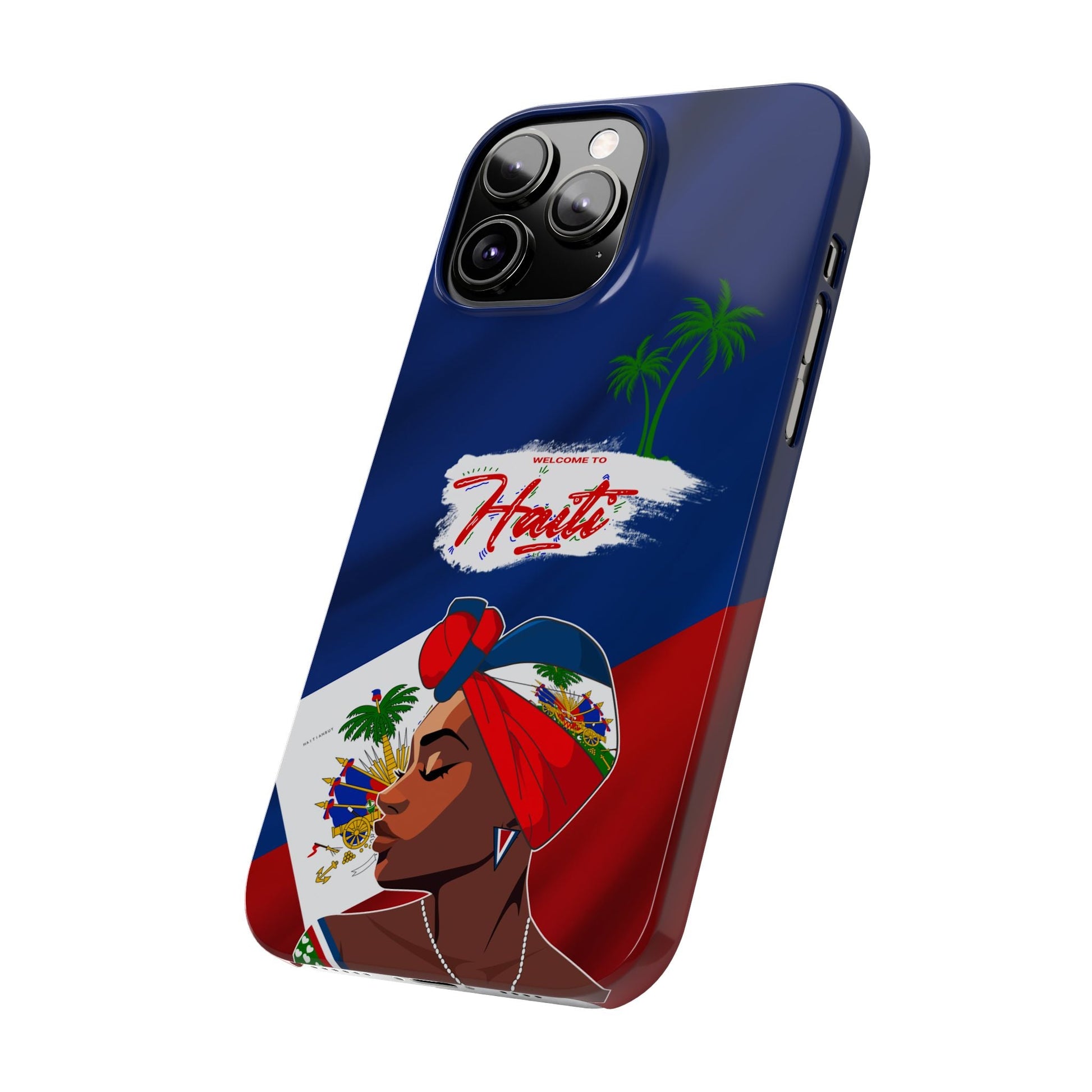 WELCOME TO HAITI Phone Case - Tropical Vibes & Cultural Flair - Haitianbuy