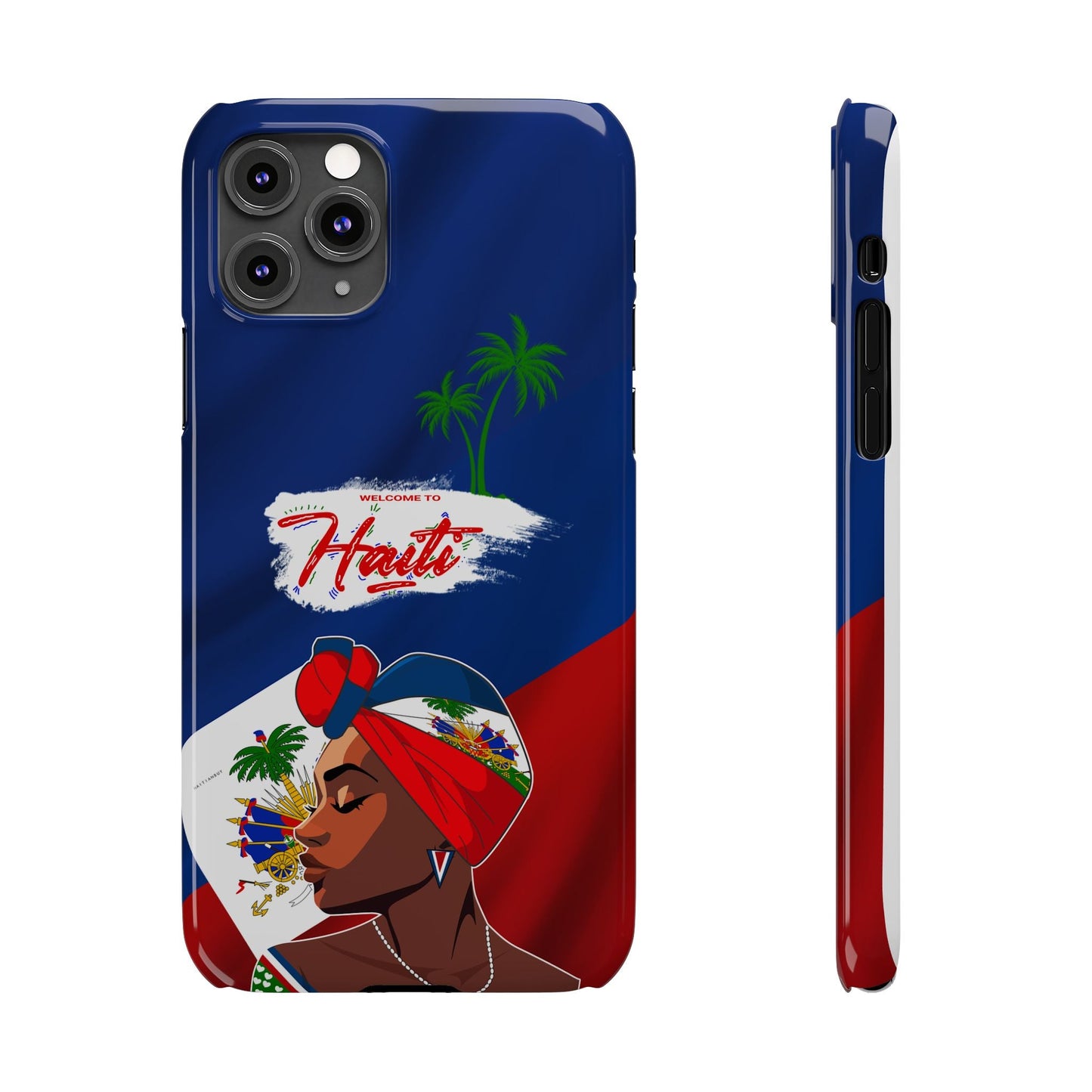 WELCOME TO HAITI Phone Case - Tropical Vibes & Cultural Flair - Haitianbuy