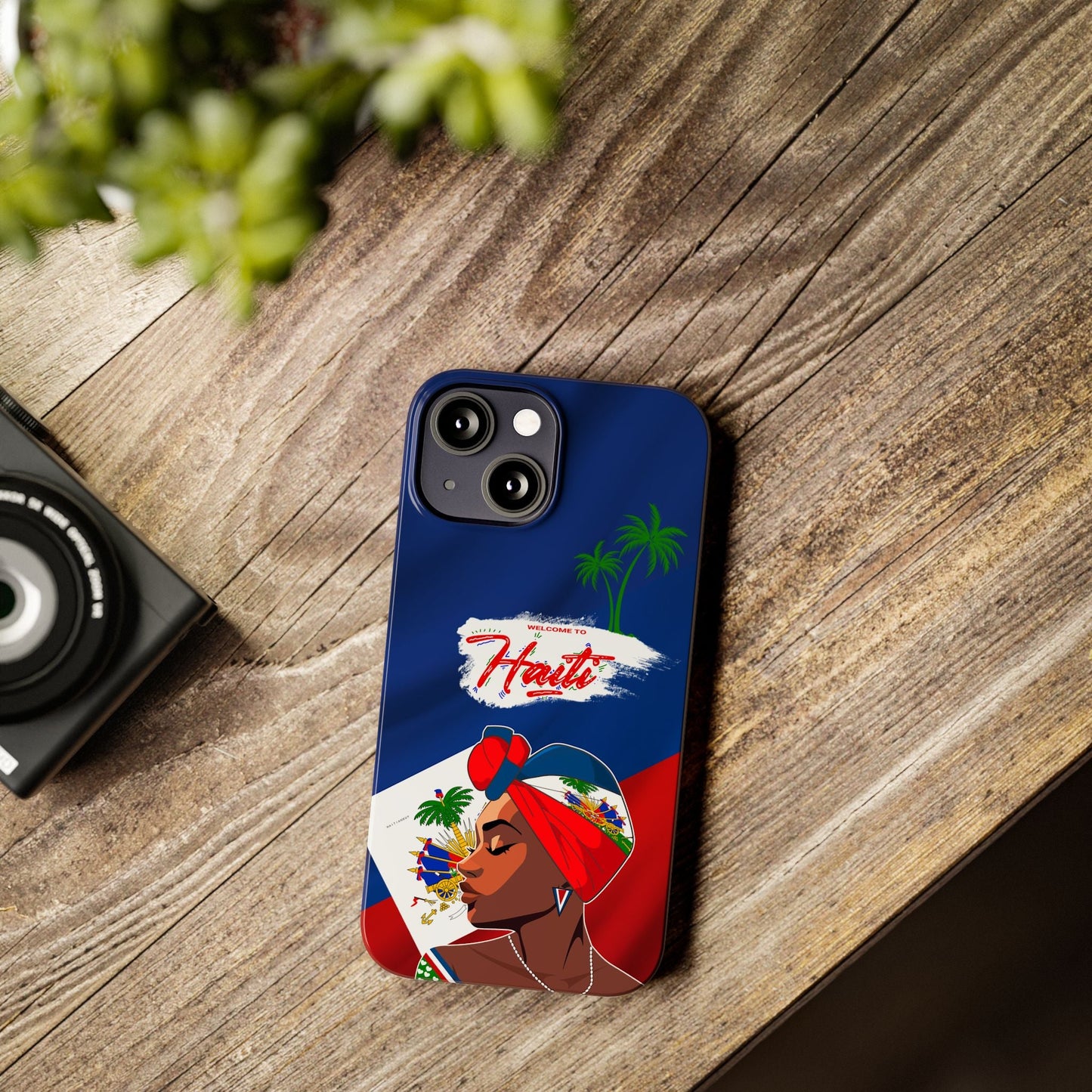 WELCOME TO HAITI Phone Case - Tropical Vibes & Cultural Flair - Haitianbuy