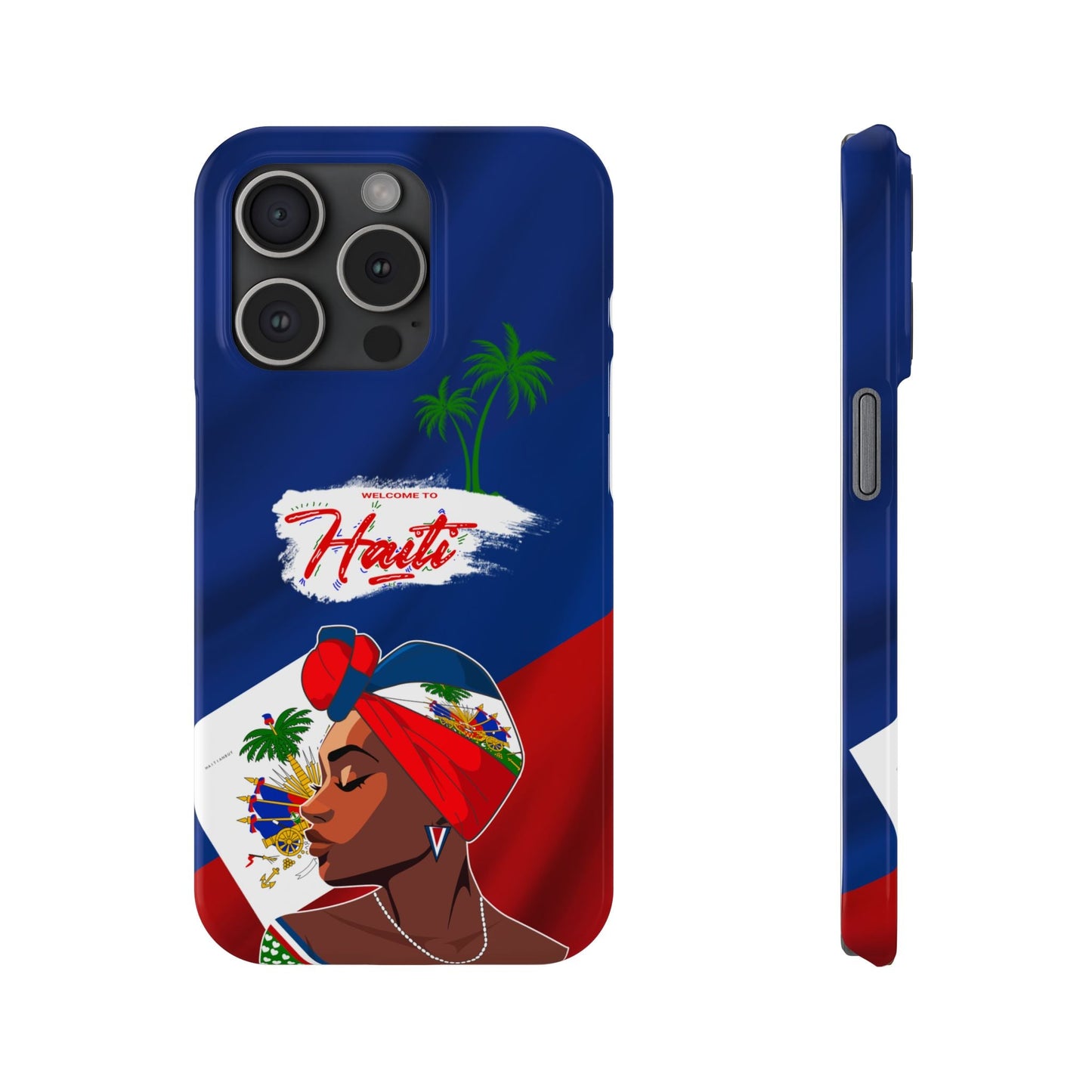 WELCOME TO HAITI Phone Case - Tropical Vibes & Cultural Flair - Haitianbuy