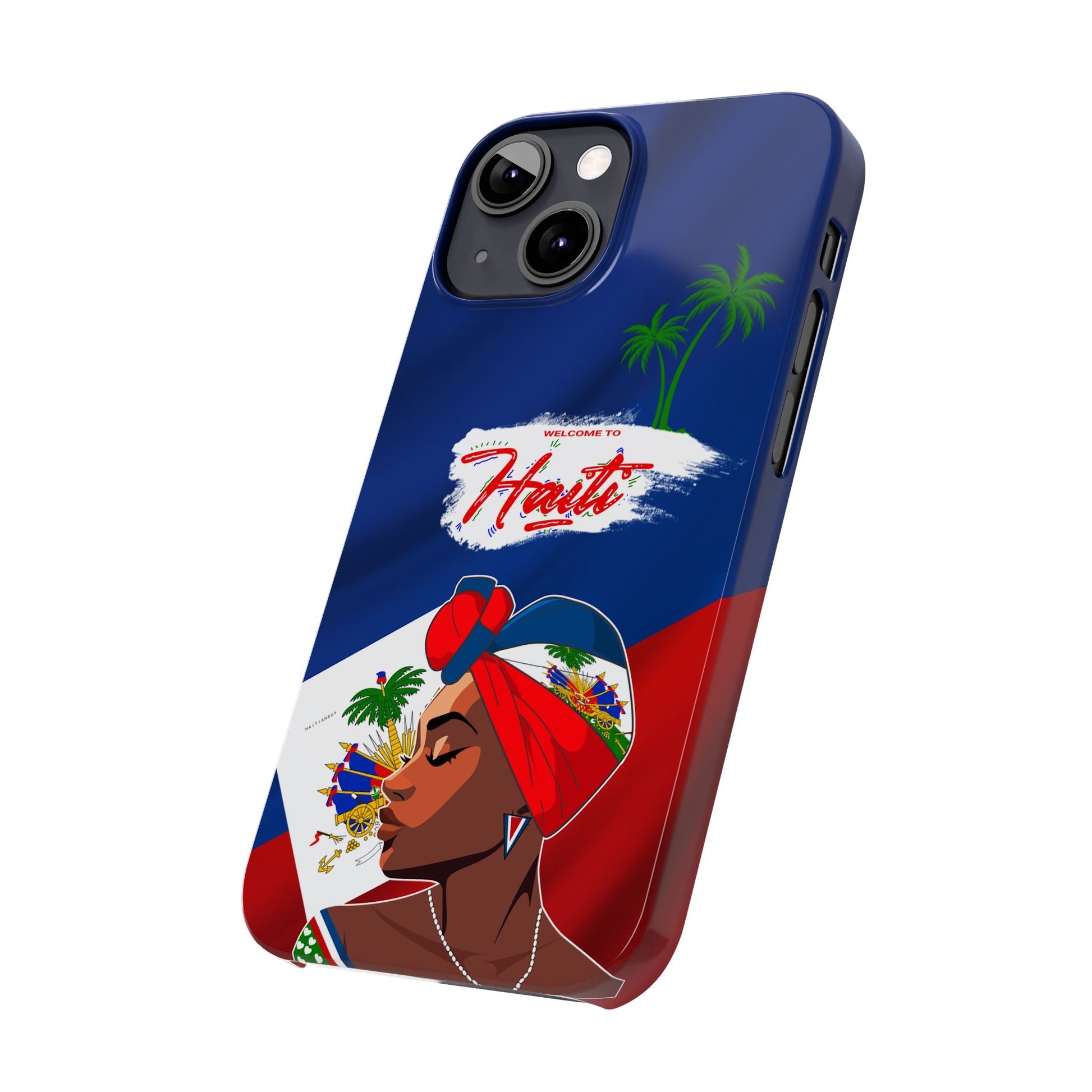 WELCOME TO HAITI Phone Case - Tropical Vibes & Cultural Flair - Haitianbuy