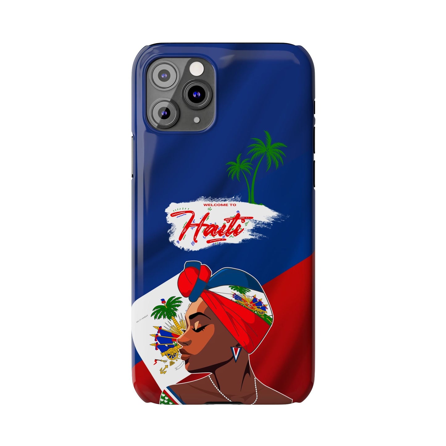 WELCOME TO HAITI Phone Case - Tropical Vibes & Cultural Flair - Haitianbuy