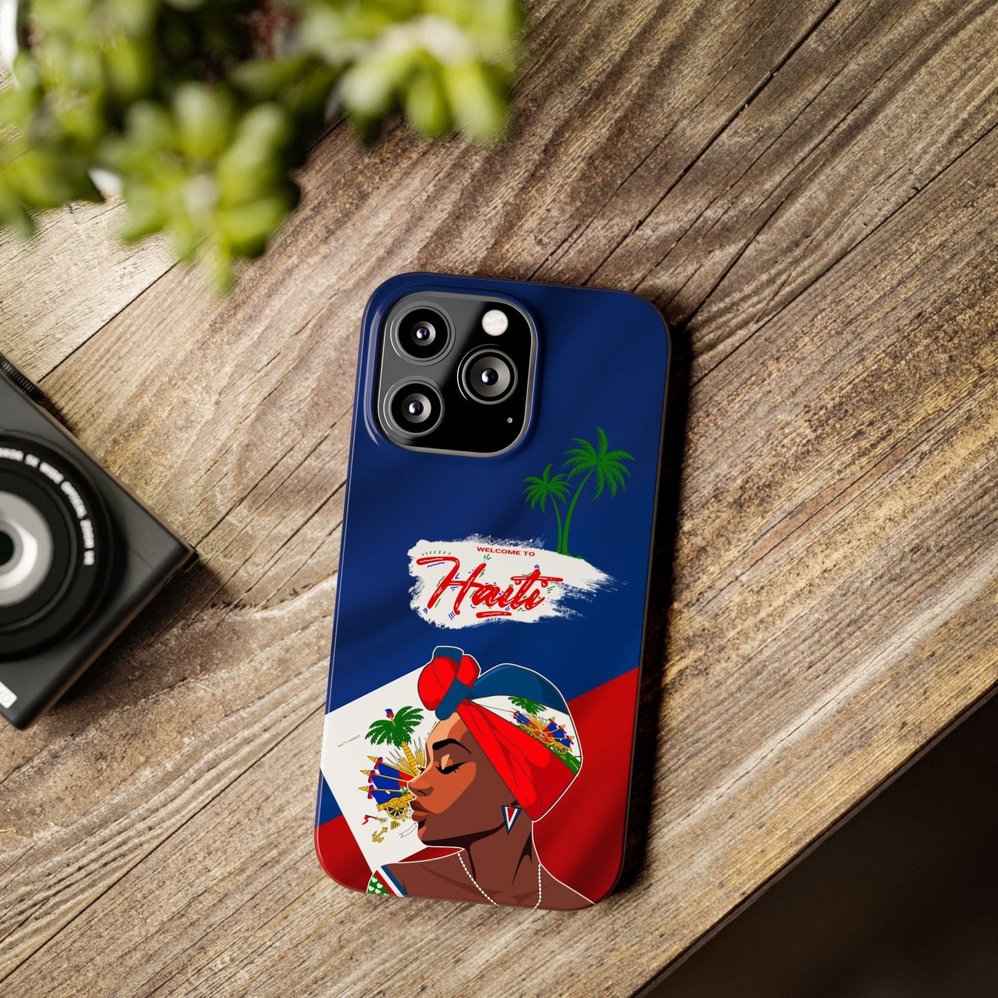 WELCOME TO HAITI Phone Case - Tropical Vibes & Cultural Flair - Haitianbuy