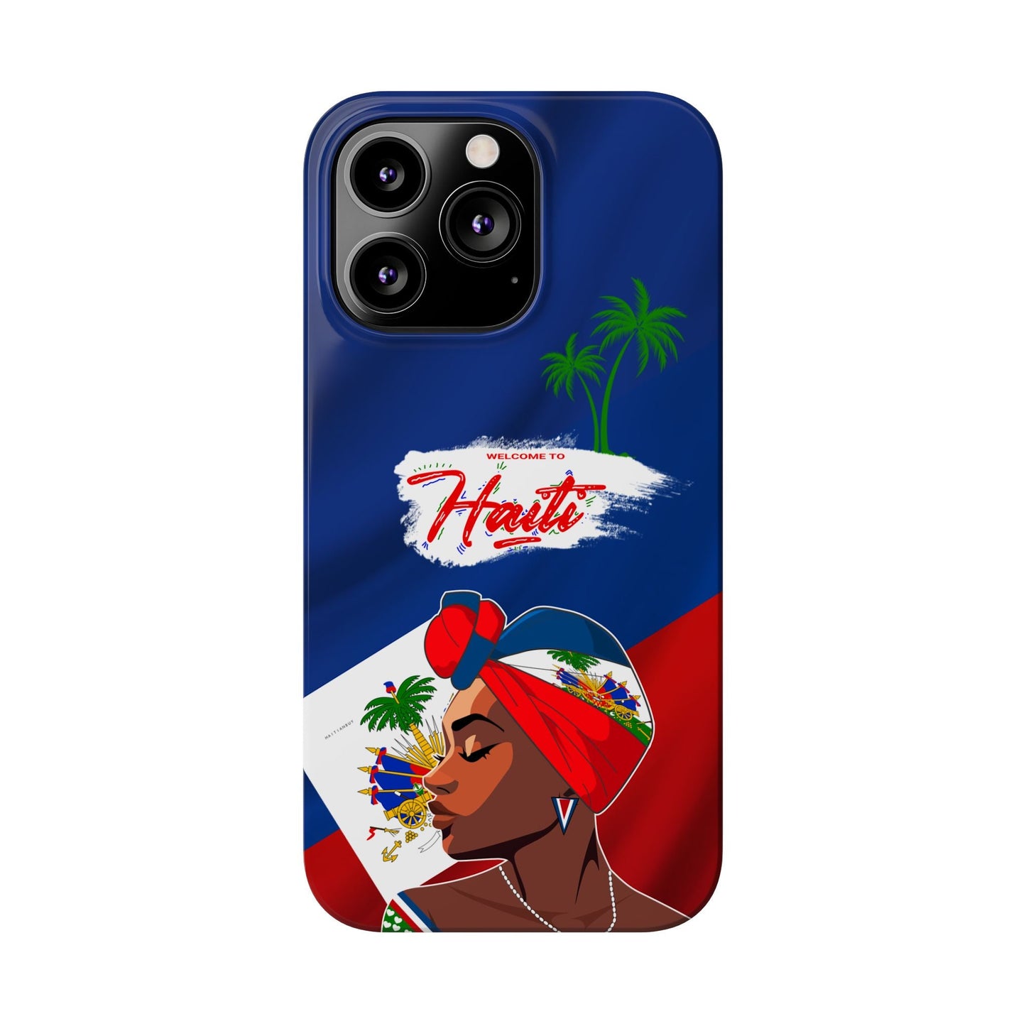 WELCOME TO HAITI Phone Case - Tropical Vibes & Cultural Flair - Haitianbuy