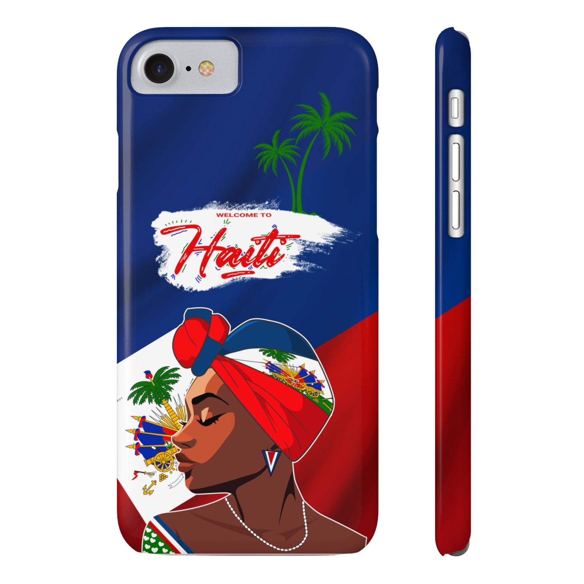 WELCOME TO HAITI Phone Case - Tropical Vibes & Cultural Flair - Haitianbuy