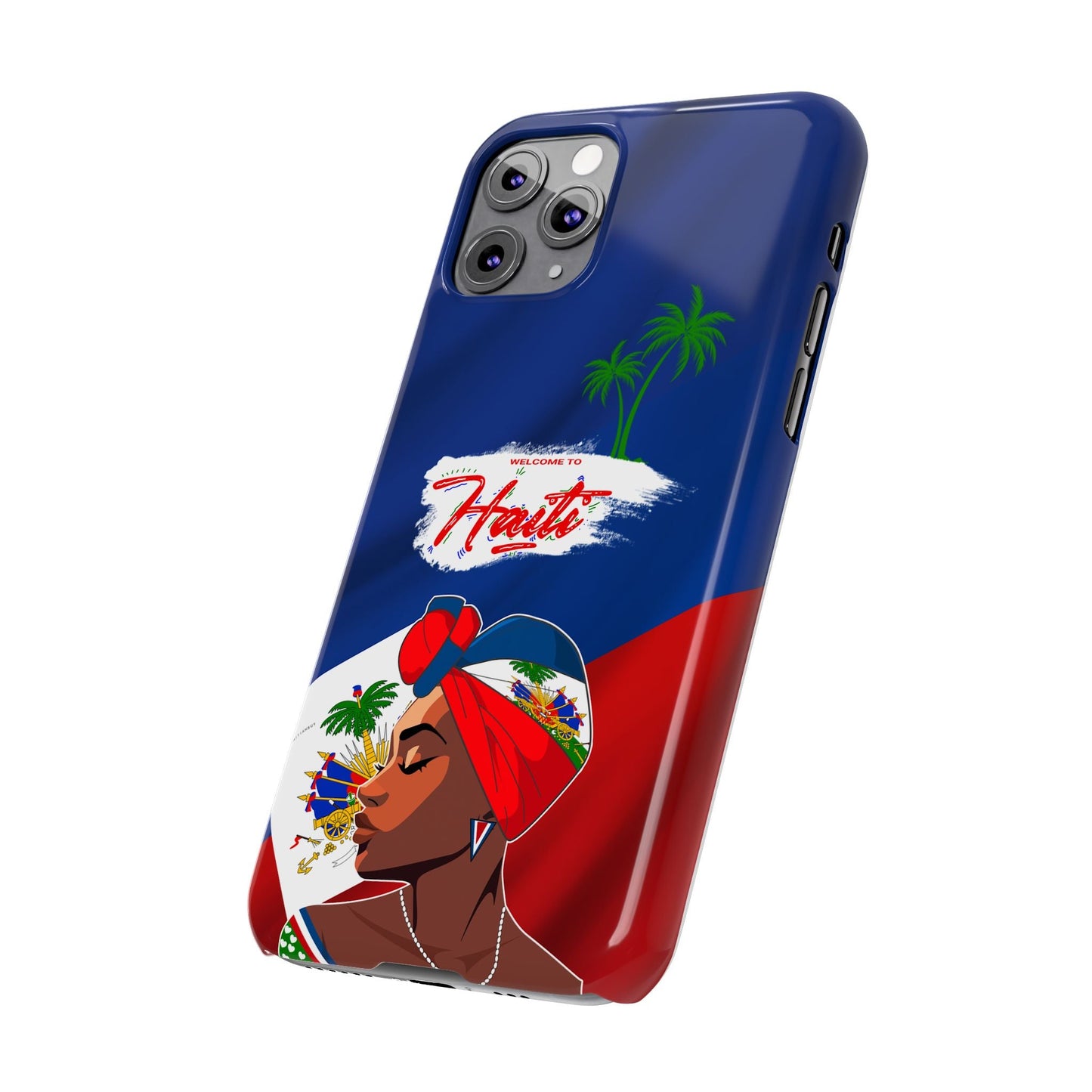 WELCOME TO HAITI Phone Case - Tropical Vibes & Cultural Flair - Haitianbuy