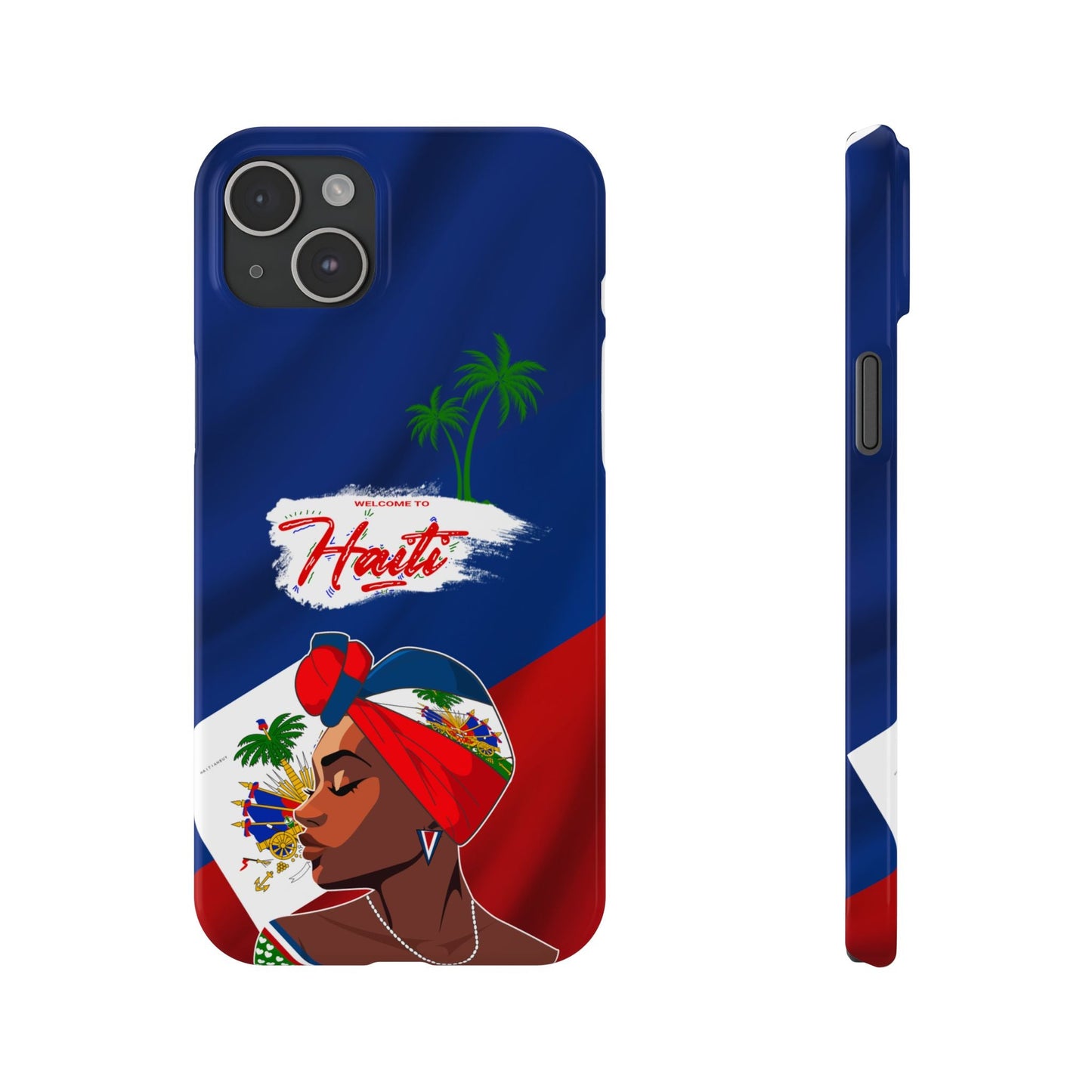 WELCOME TO HAITI Phone Case - Tropical Vibes & Cultural Flair - Haitianbuy