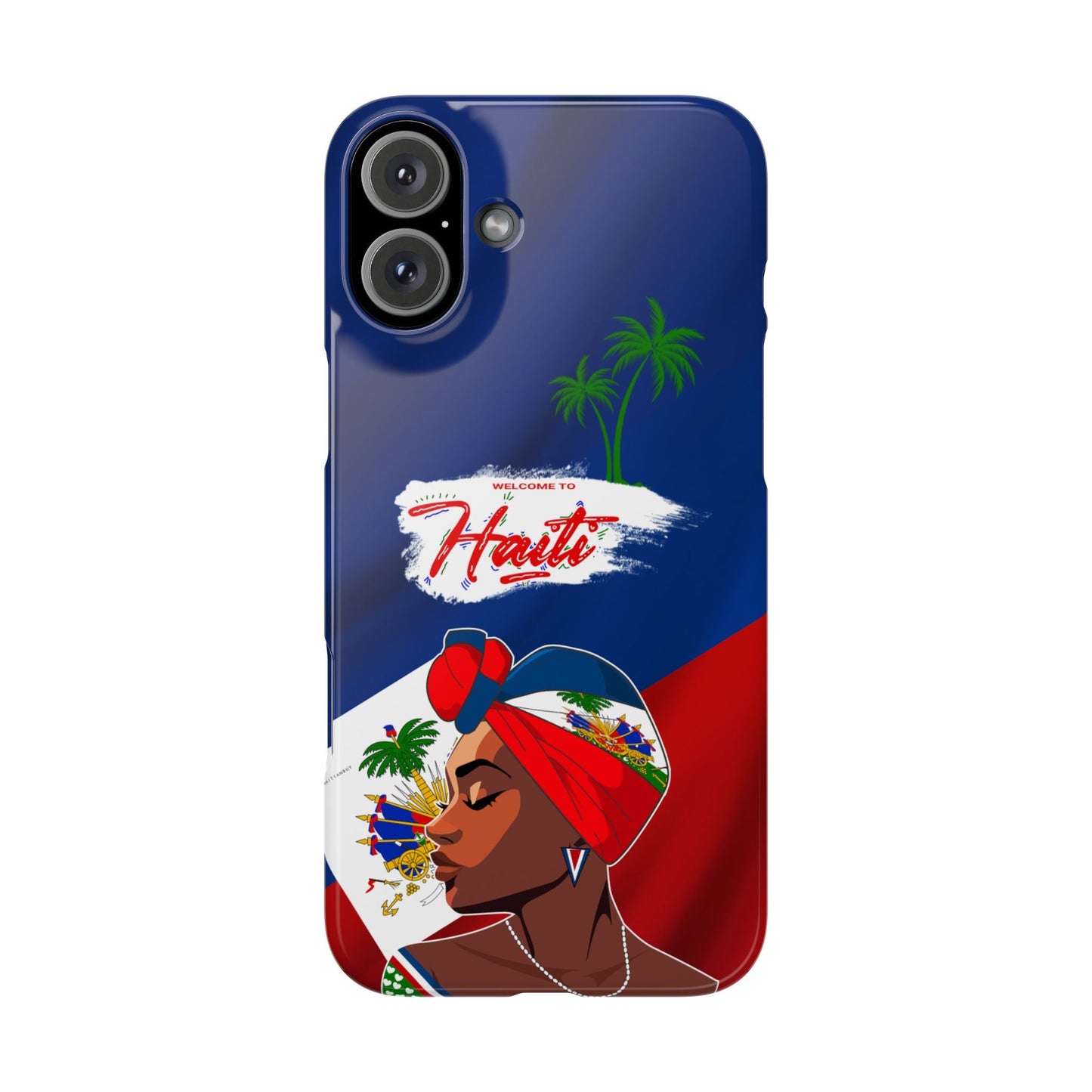 WELCOME TO HAITI Phone Case - Tropical Vibes & Cultural Flair - Haitianbuy