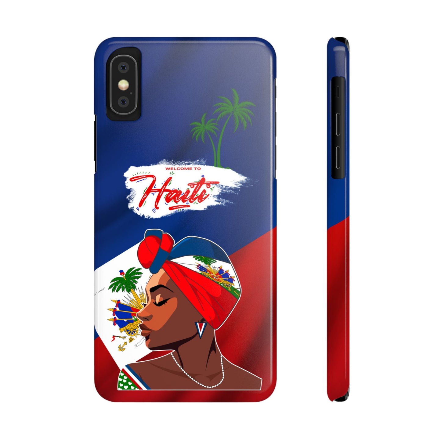 WELCOME TO HAITI Phone Case - Tropical Vibes & Cultural Flair - Haitianbuy