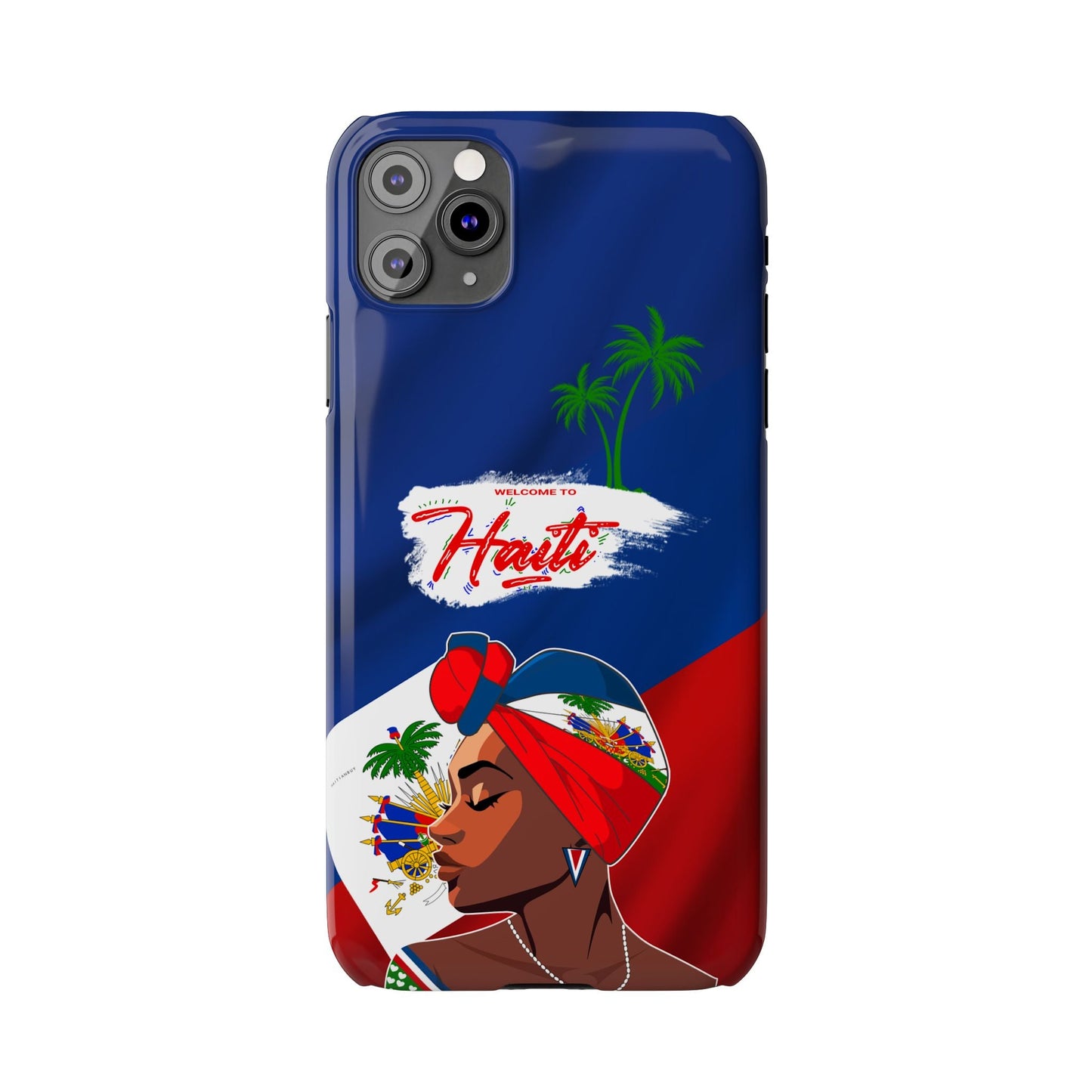 WELCOME TO HAITI Phone Case - Tropical Vibes & Cultural Flair - Haitianbuy