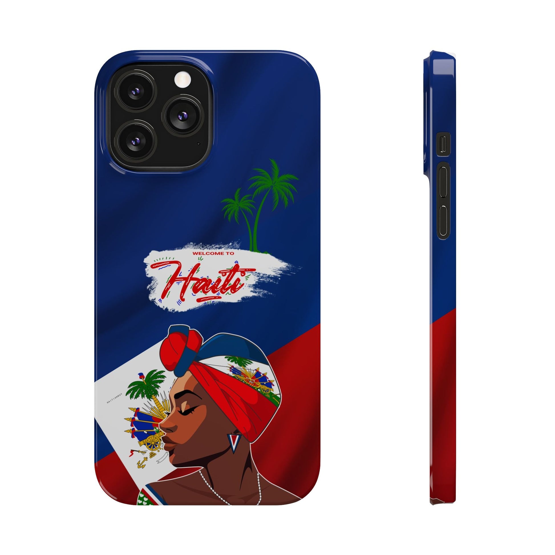 WELCOME TO HAITI Phone Case - Tropical Vibes & Cultural Flair - Haitianbuy