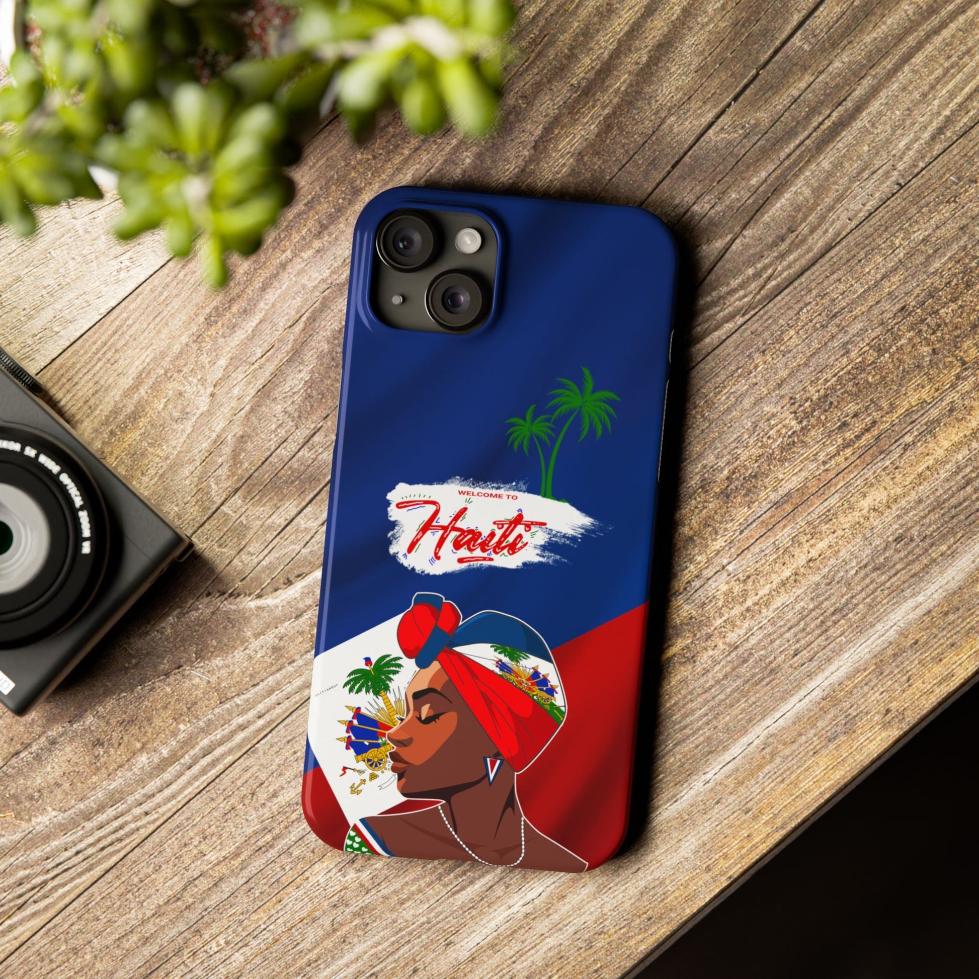 WELCOME TO HAITI Phone Case - Tropical Vibes & Cultural Flair - Haitianbuy